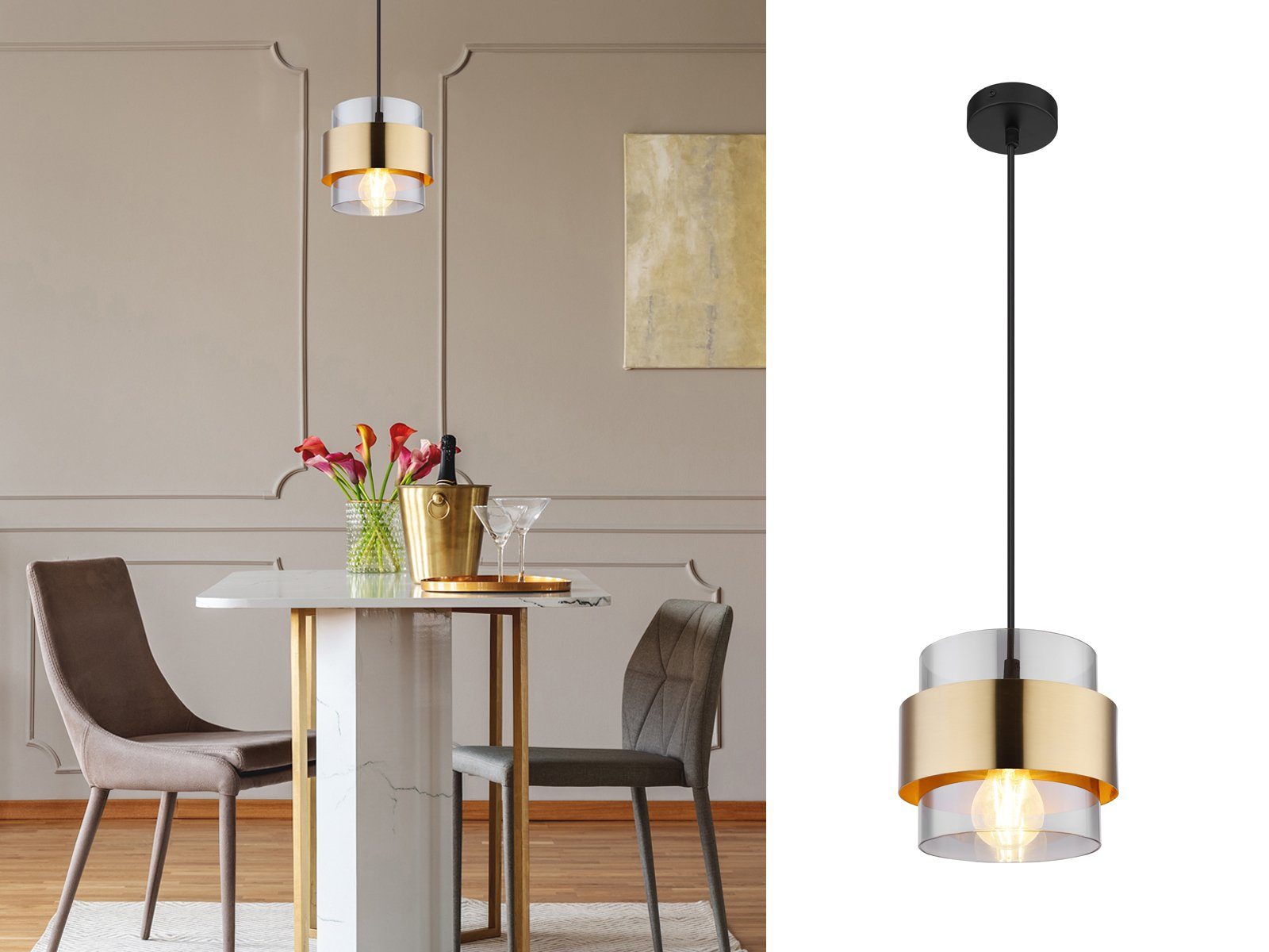 GLOBO LIGHTING LED Pendelleuchte, Dimmfunktion, LED günstig online kaufen