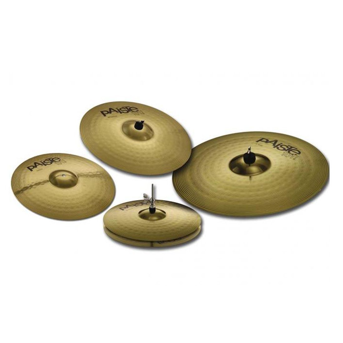 Paiste Schlagzeug 101 Brass Set 14-16-20-14 Zoll, Beckenset