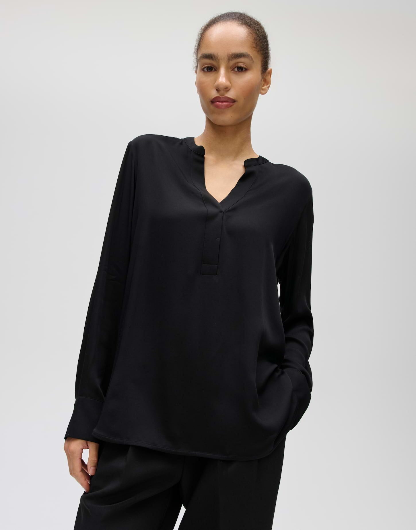 OPUS Longbluse Fargi modern