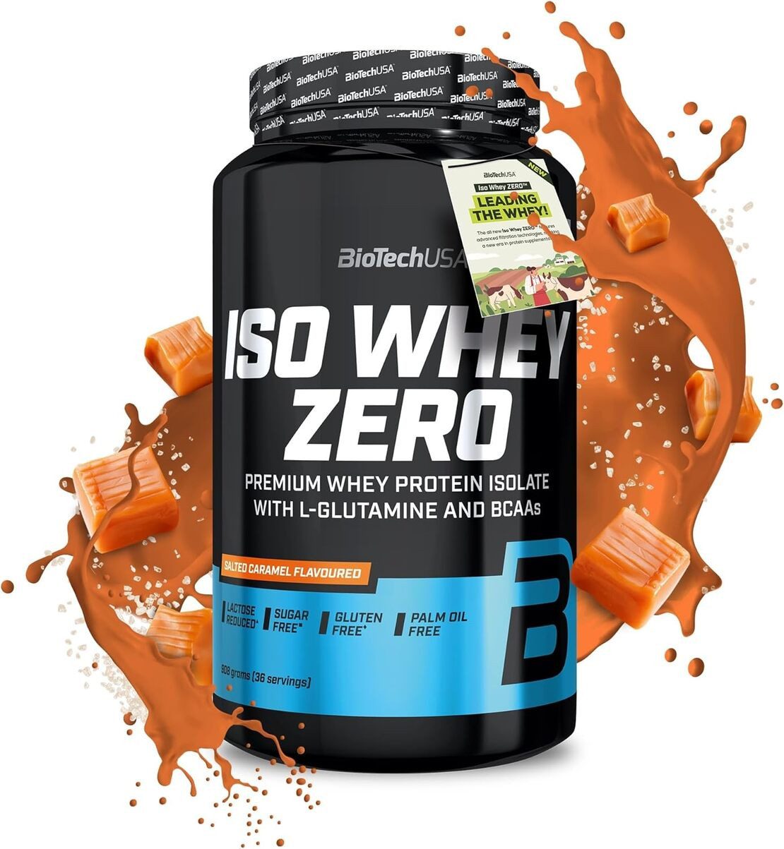 Biotech USA BioTech Iso Whey Zero 908g - Salted Caramel Pulver