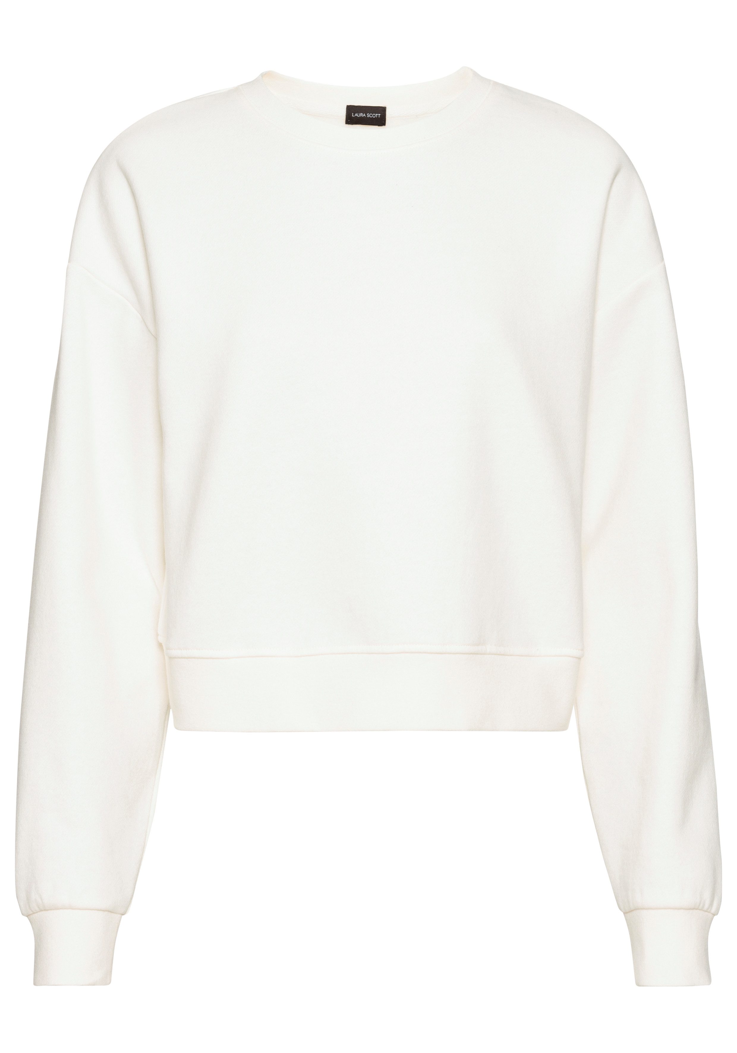 Laura Scott Sweatshirt Cropped Form günstig online kaufen