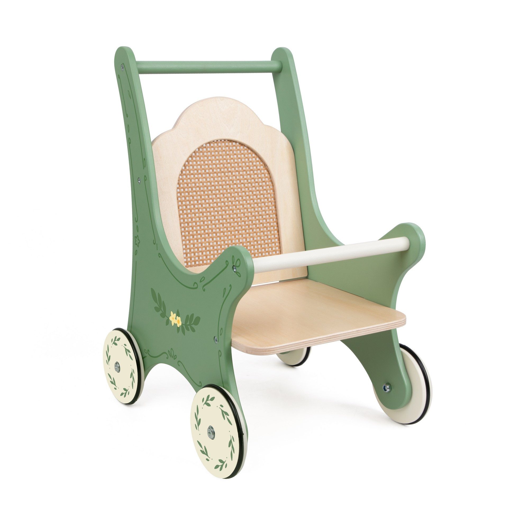 Classic World Puppenwagen Classic World - Kinderwagen Vintage - 26,4x32x43,1cm - ab 3 Jahre, (1-tlg)