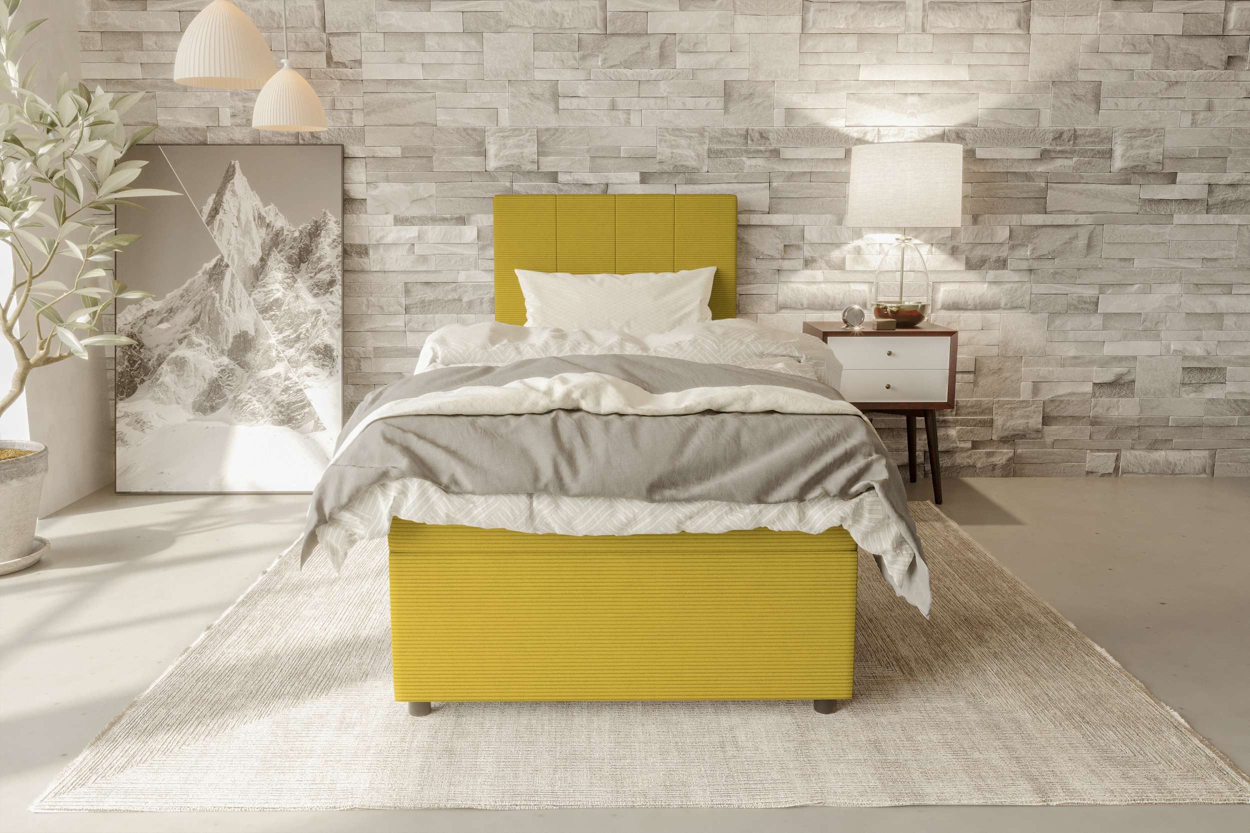 99rooms Boxspringbett Kira Mini (Schlafzimmerbett, Bett), günstig online kaufen