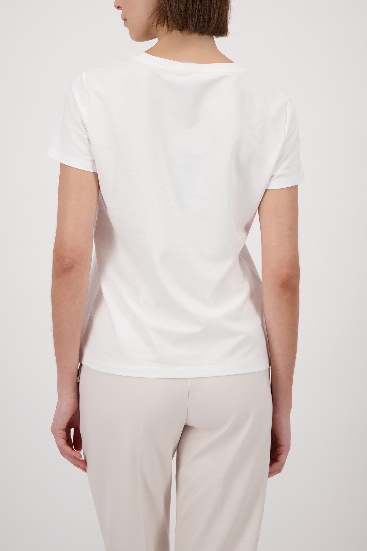 Monari T-Shirt Shirt Schmuckschrift Regular fit mit Strasssteinen günstig online kaufen