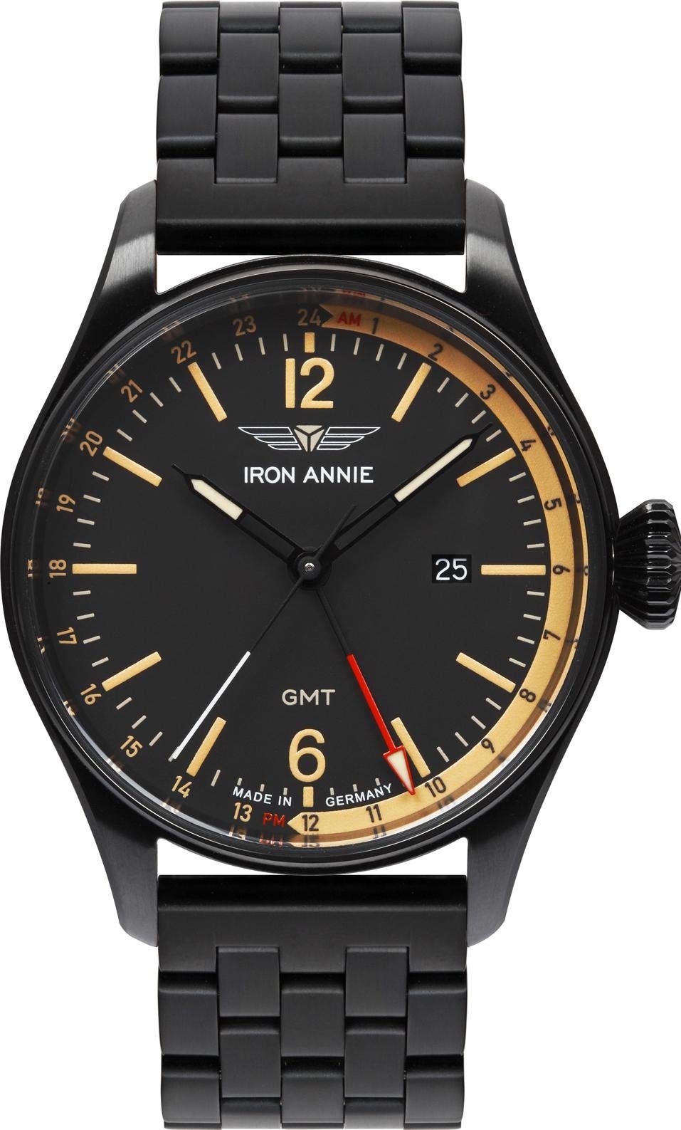 IRON ANNIE Mechanische Uhr Flight Control Herrenarmbanduhr