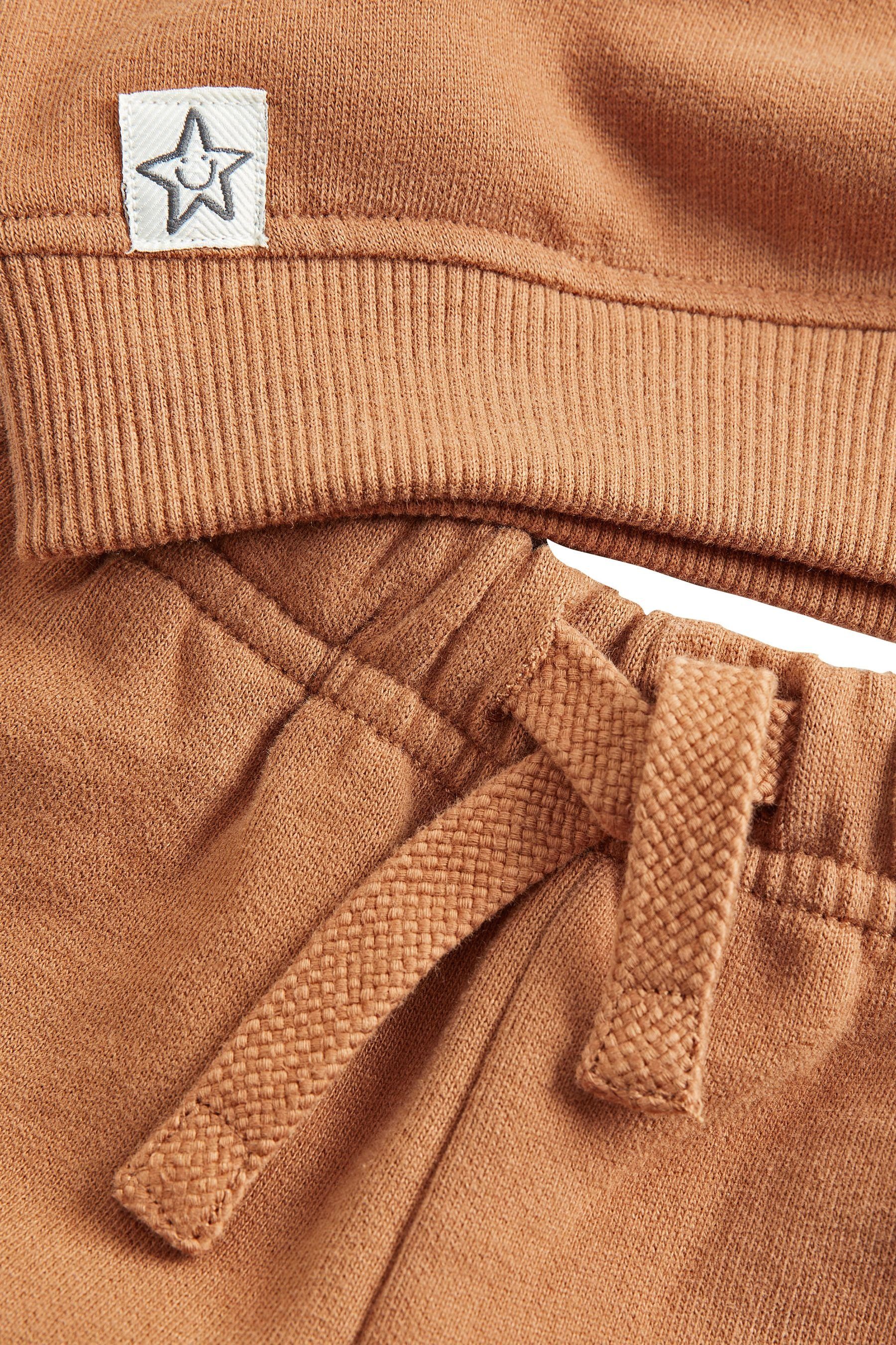 Tan Weiches Next Oversized-Sweatshirt und Brown Jogginghose (2-tlg) Sweatanzug