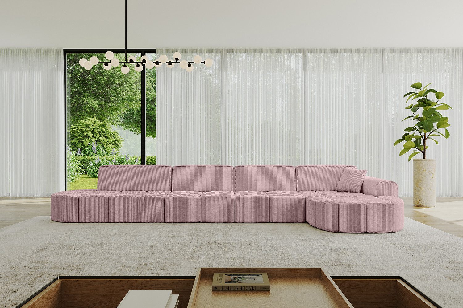 ALTDECOR Ecksofa Livo-L3, Sofa Praktische Bequeme Funktionsecke Couch L-Form Eckcouch, Corner Sofa L-Form Vielseitige Sofa Wohnlandschaft Wohnzimmer