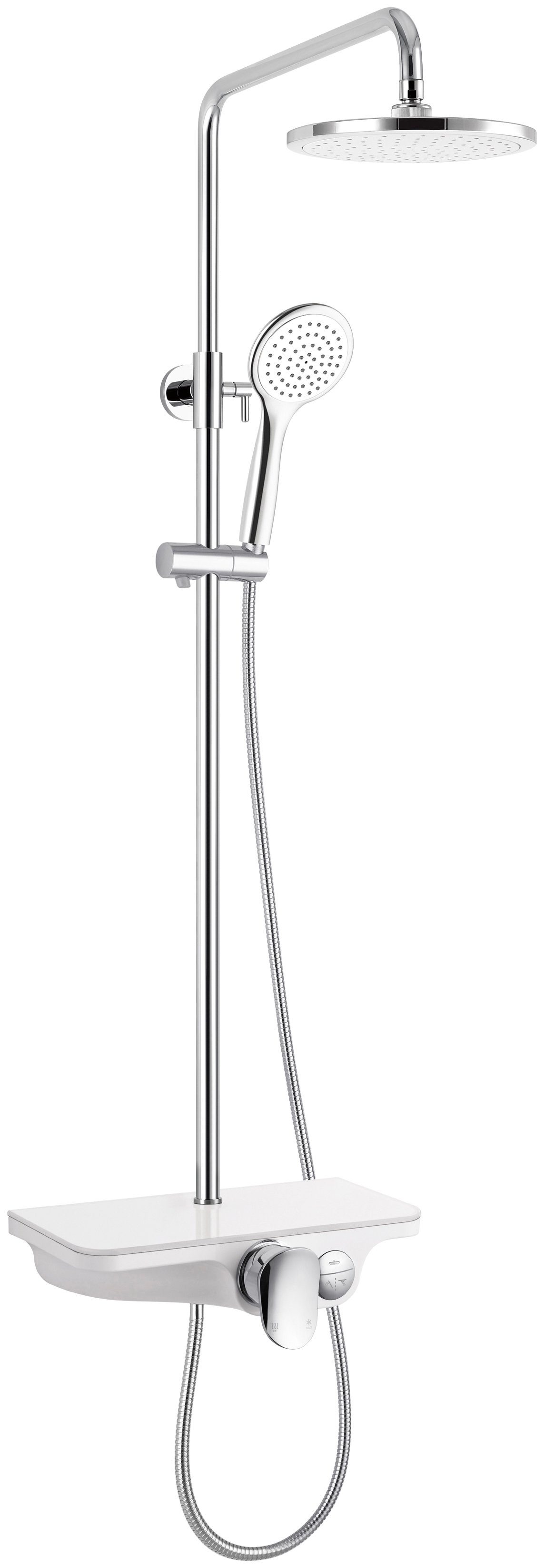 Sanotechnik Stangenbrause-Set, Höhe 115 cm, 1 Strahlart(en)