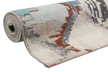 Teppich Stash, In- und Outdoor geeignet, Esprit, rechteckig, Höhe: 4 mm, pflegeleicht, im Mosaik-Muster, ideal für Terrasse, Küche, Wohnzimmer