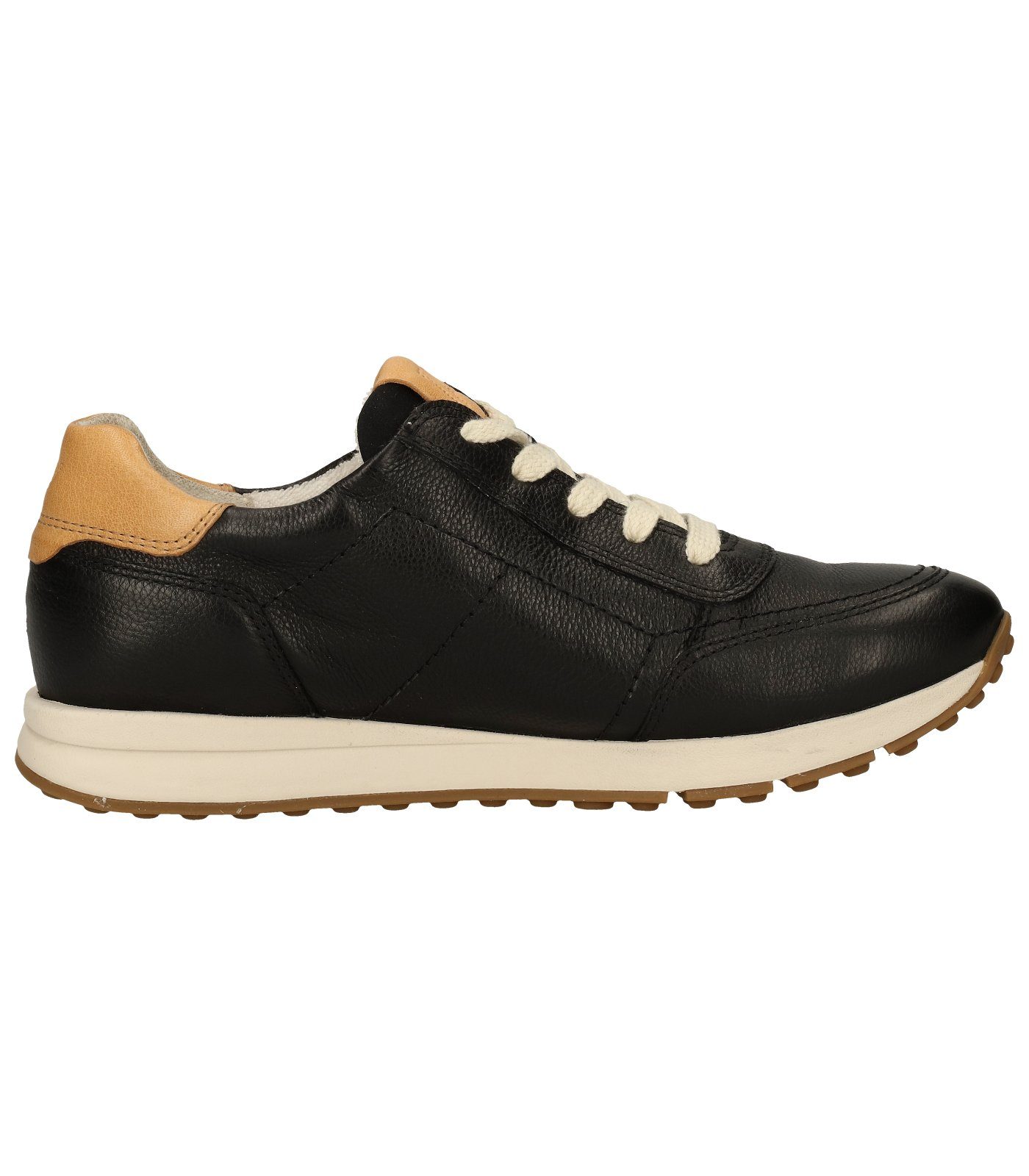 Paul Green Sneaker Glattleder Sneaker Braun Schwarz