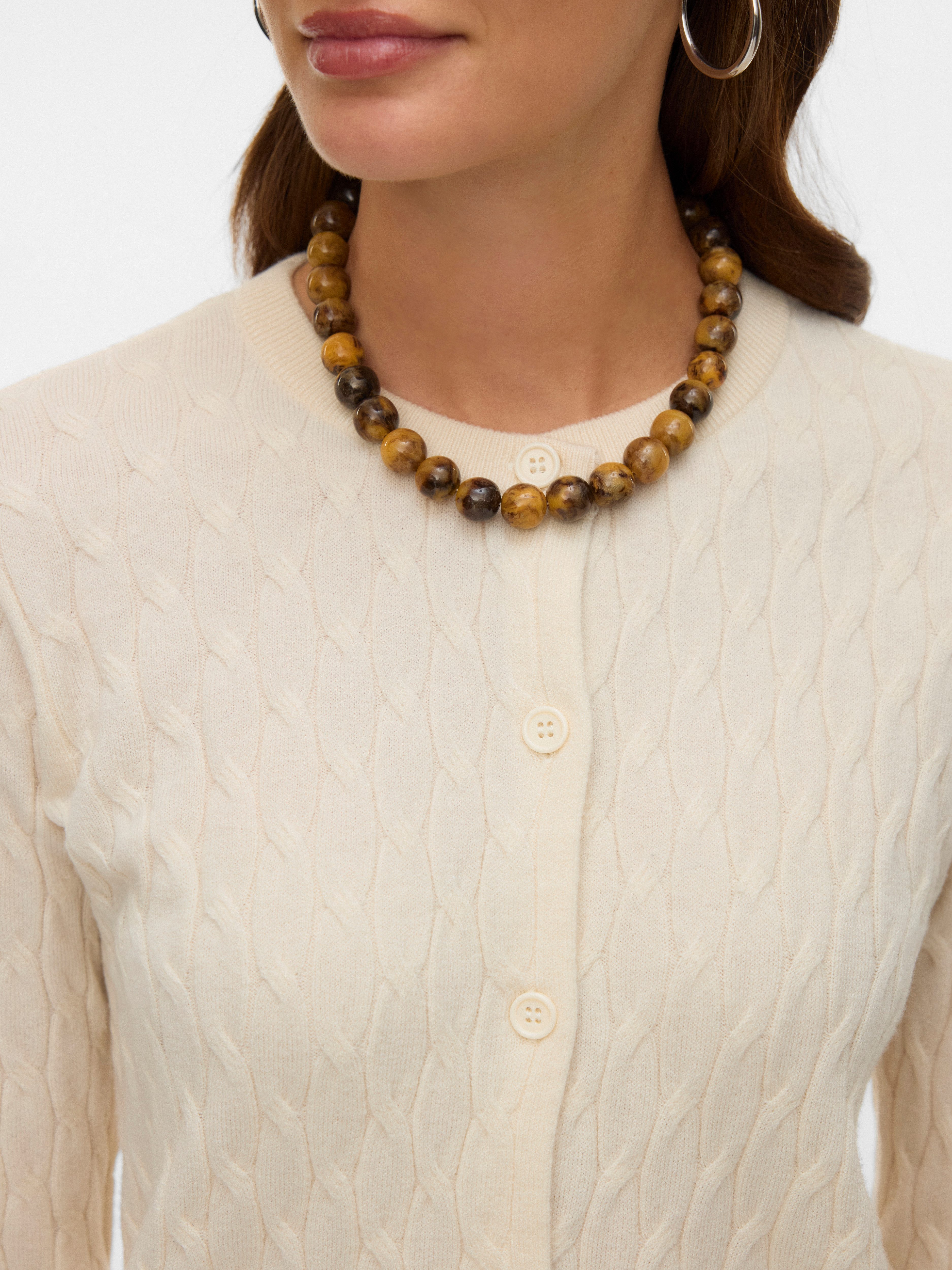 Vero Moda Strickjacke VMFANTASTIC LS O-NECK CABLE CARDIGAN