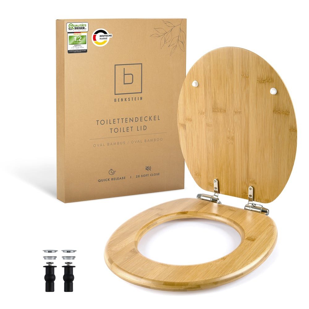 Benkstein WC-Sitz Premium Bambus WC Sitz mit Absenkautomatik (7-St), Quick günstig online kaufen