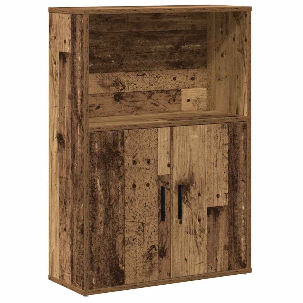 vidaXL Bücherregal Bücherregal Altholz-Optik 60x24x85 cm günstig online kaufen