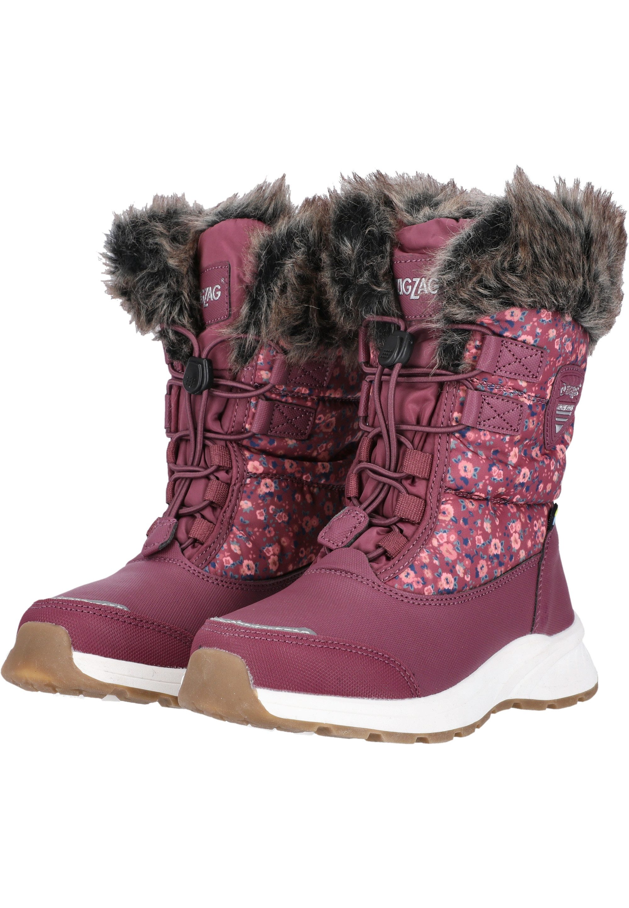 ZIGZAG Wesend Stiefel mit bequemem Kunstfellbesatz und Allwetterprofil