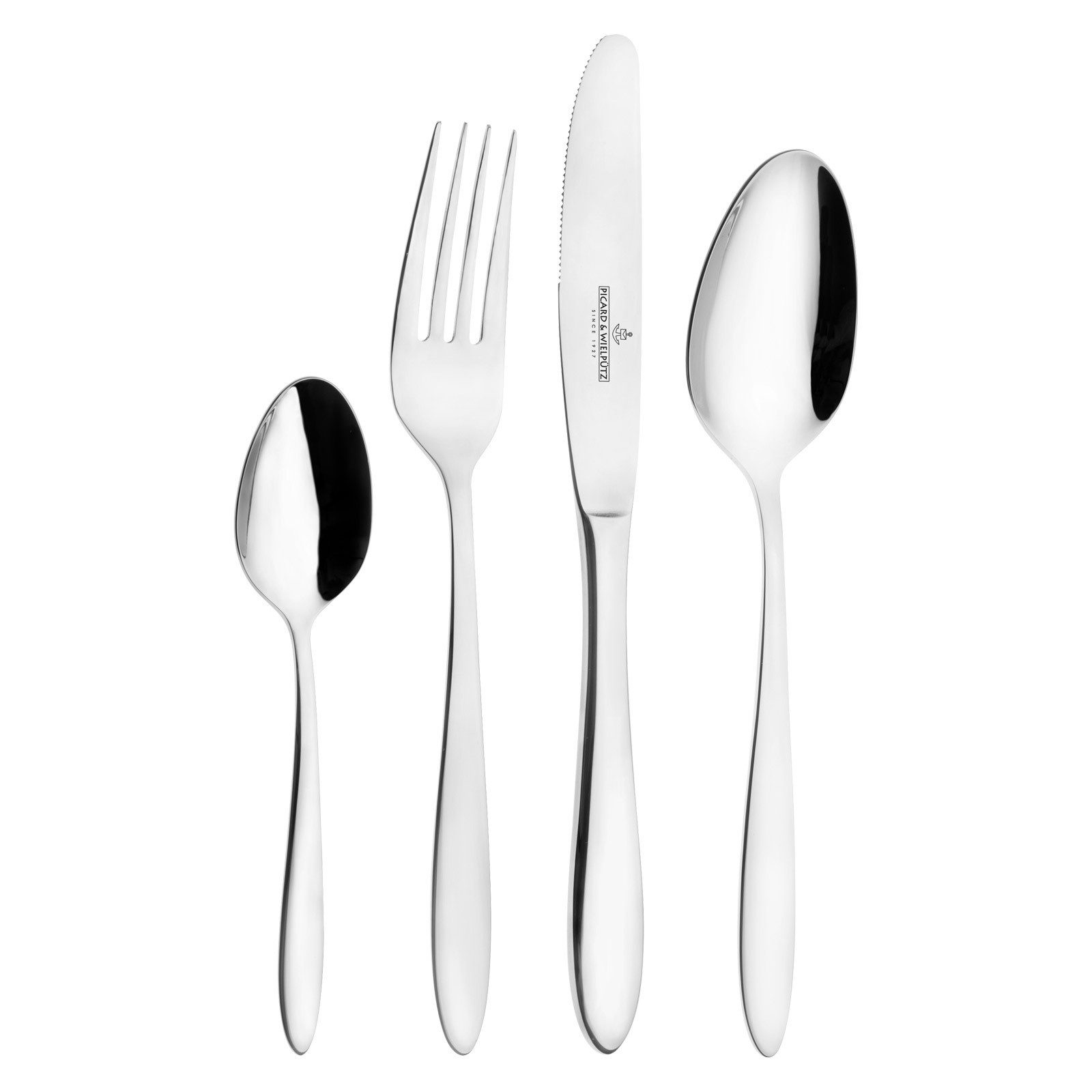 Picard & Wielpütz Solingen Besteck-Set Bozen Tafelbesteck 24er Set (24-tlg), Metall, Spülmaschinengeeignet