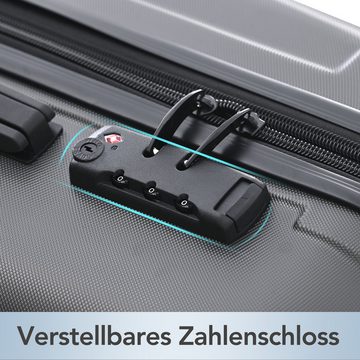 Gotagee Koffer TSA-Schloss Koffer Reisekoffer Hartschalen-Handgepäck Gepäckkoffer XL