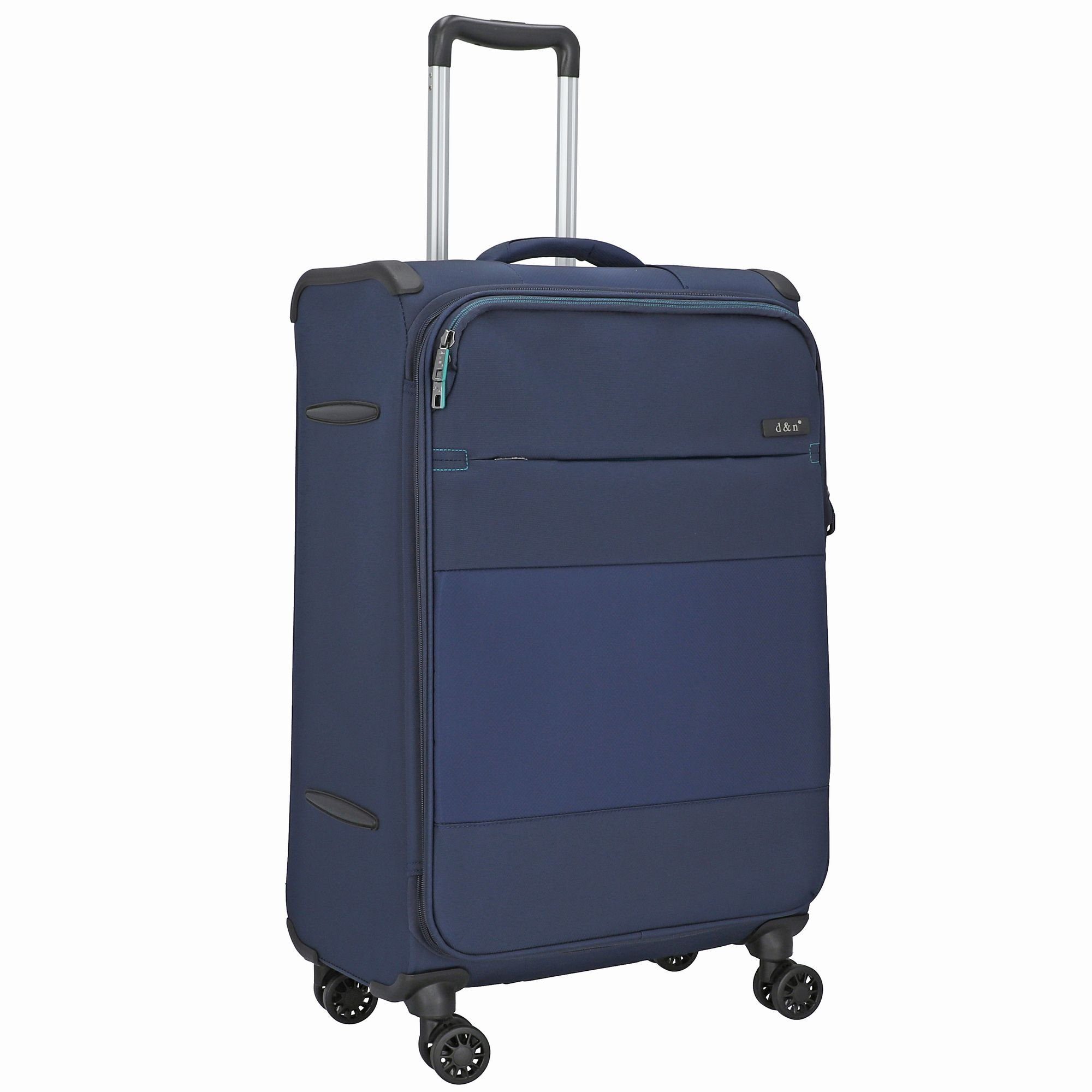 D&N Trolleyset Travel Line 9004, 4 Rollen, (3-teilig, 3 tlg), Nylon