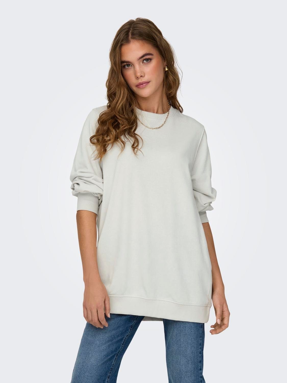 ONLY Longsweatshirt ONLBELLA L/S LONG O-NECK UB CC SWT