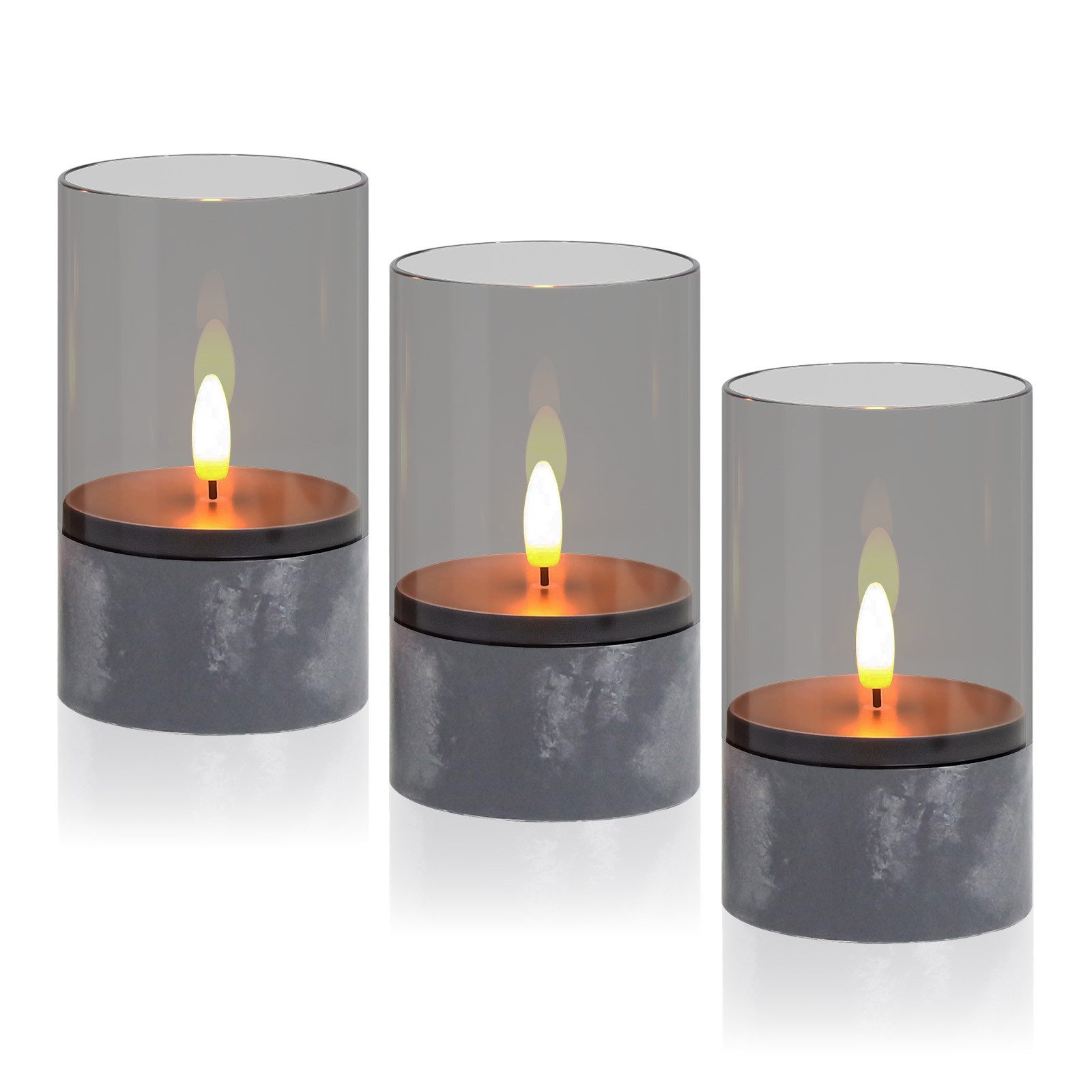 kisidus LED-Kerze LED Weihnachten Kerzen Flammenlose LED Kerzen (realistisc günstig online kaufen