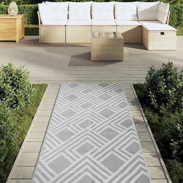 Outdoorteppich Outdoor-Teppich Grau 80x250 cm PP, vidaXL