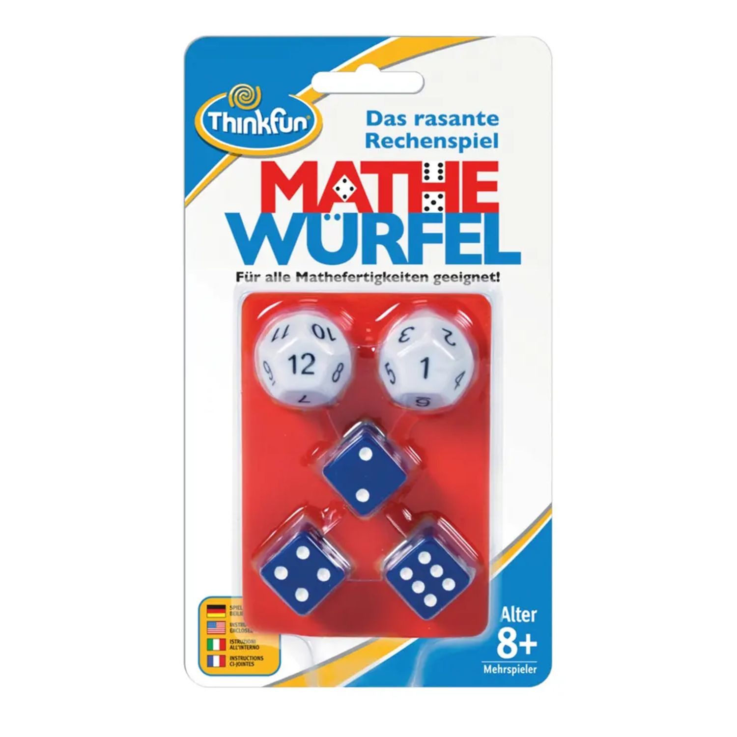 Ravensburger Spiel ThinkFun Mathe Würfel - Lernspiel ab 8 Jahre