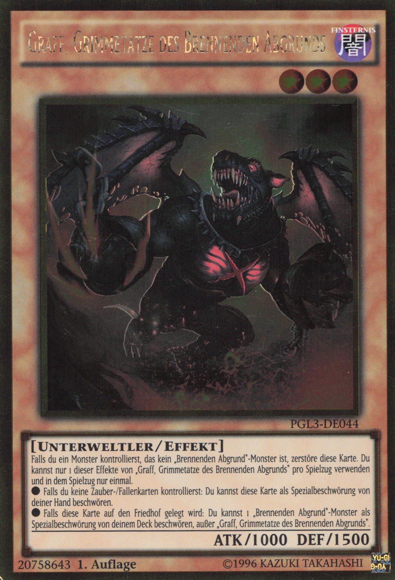 ReCollectibles Sammelkarte YuGiOh Karte Graff, Grimmetatze des