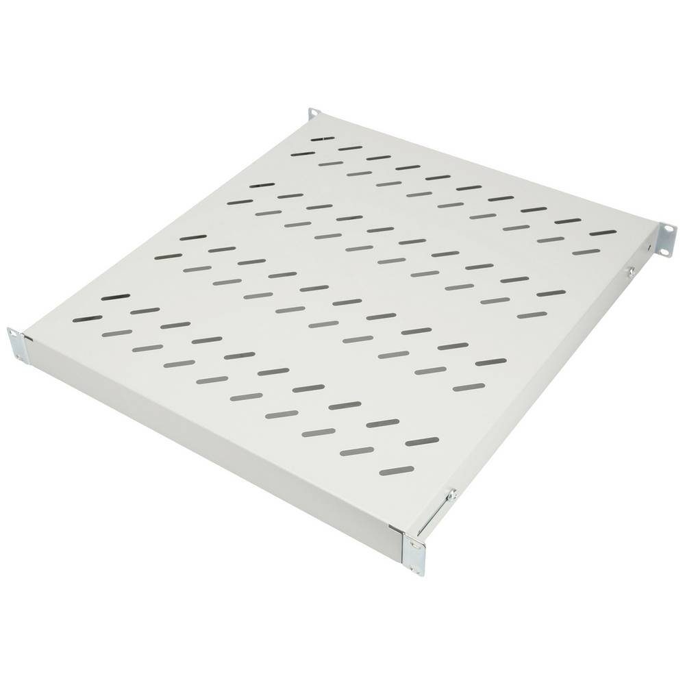 Digitus Netzwerkschrank Professional Fachboden für 19″-Schränke mit 800 mm Tiefe DN-97646, variable Befestigungsschienen