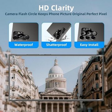SmartUP 2X 3D Schutzglas für Samsung Galaxy S24 Ultra (Display + Kamera) 9H, Displayschutzglas, Displayschutzglas