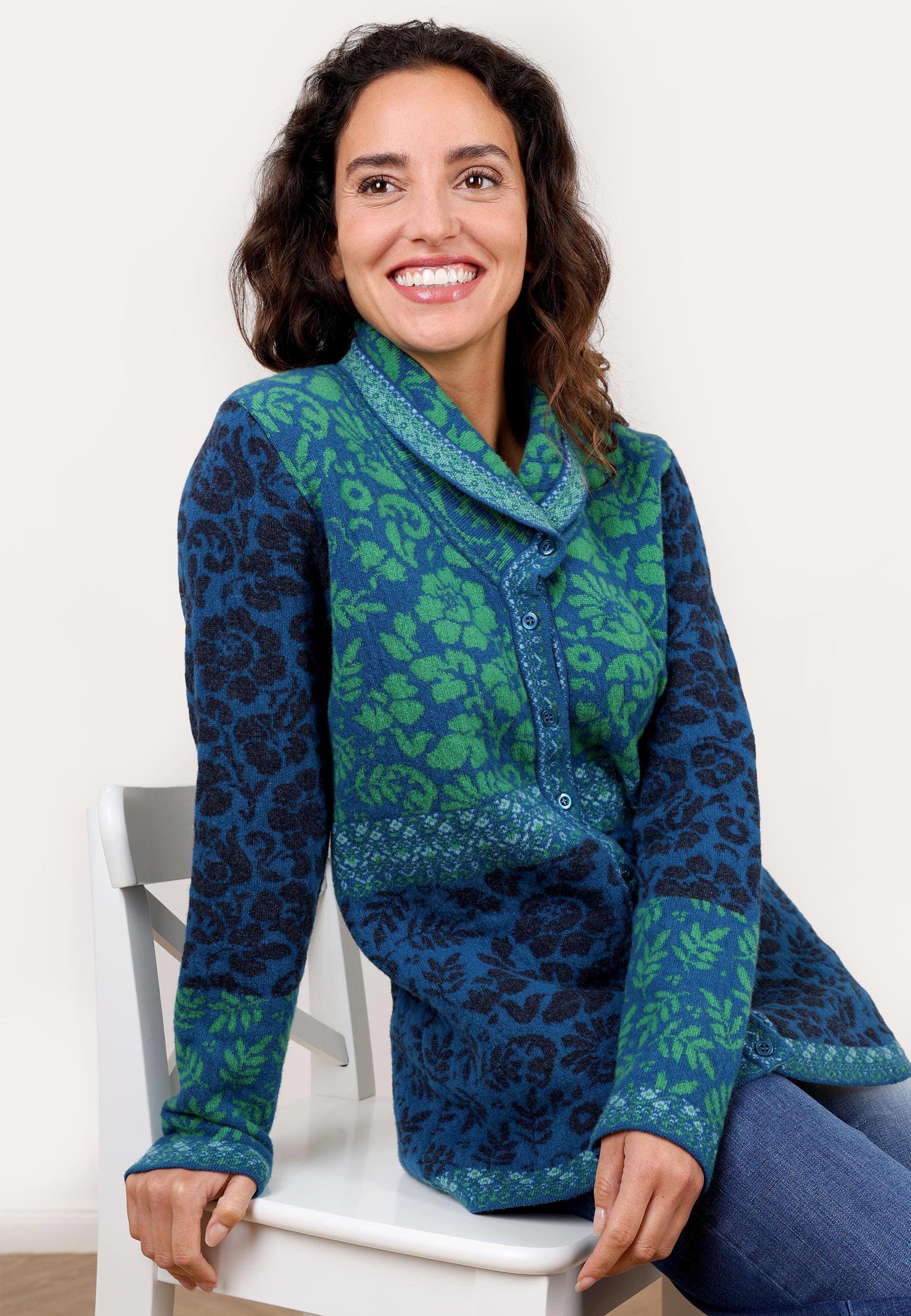 Sorgenfri Sylt Strickjacke Maily Flower
