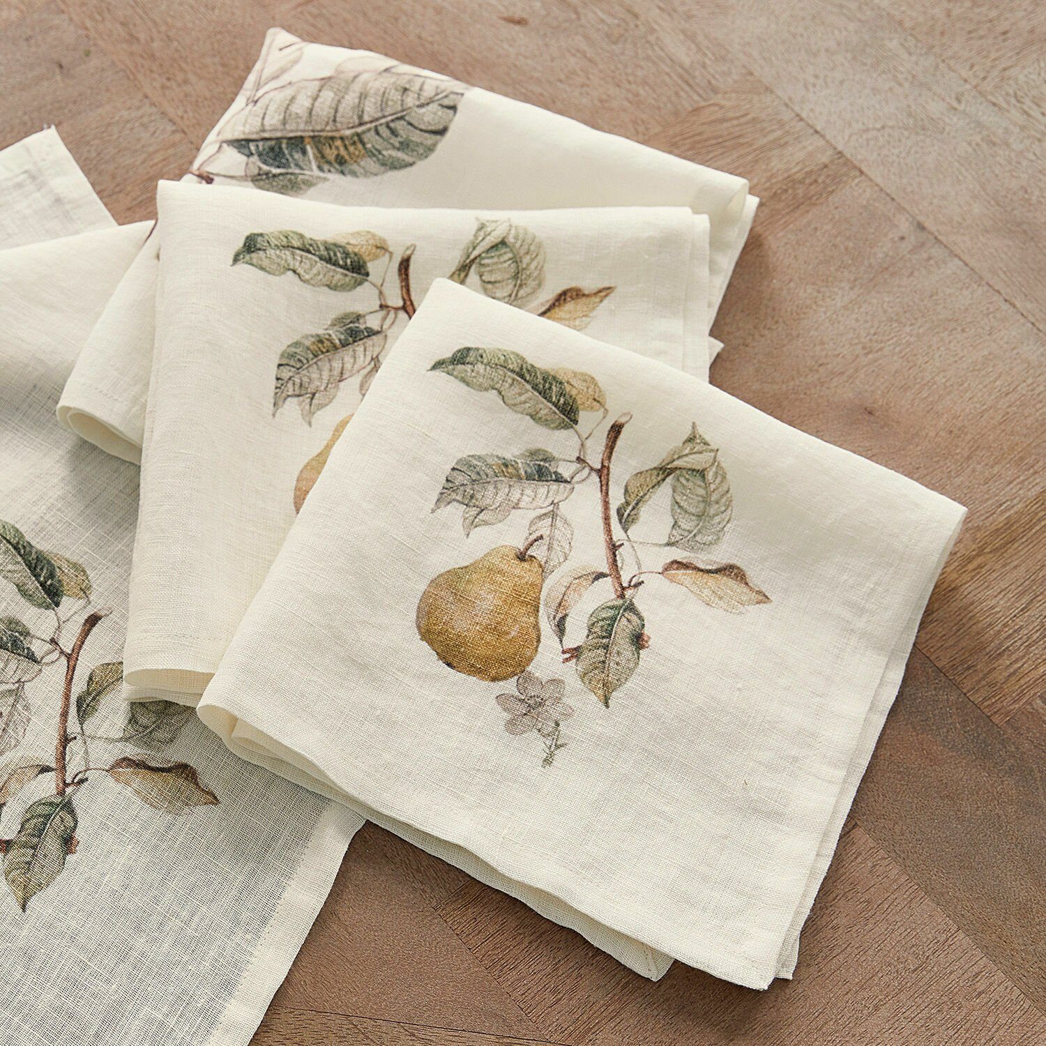 Mirabeau Stoffserviette Serviette 4er Set Tupisa offwhite