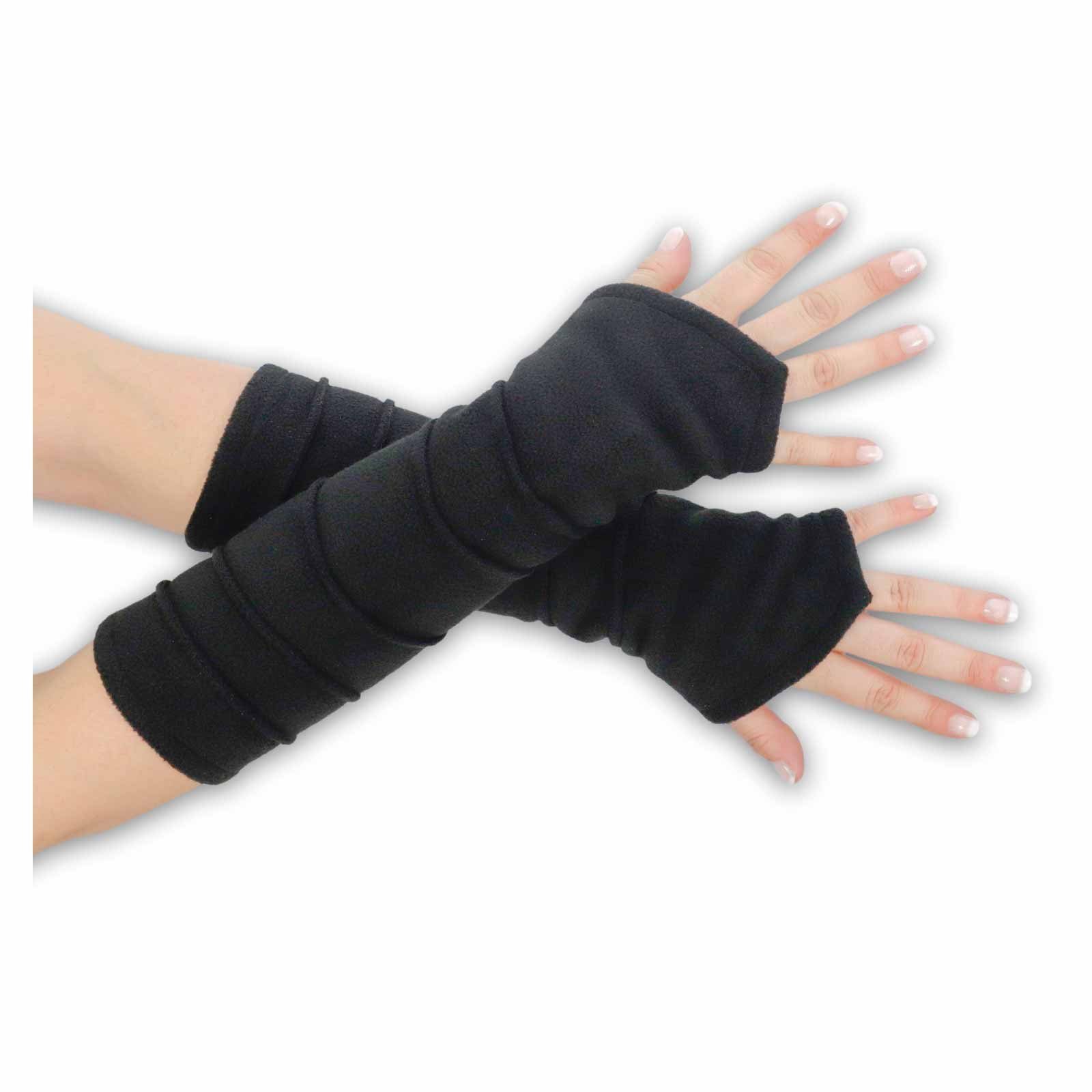 KUNST UND MAGIE Armstulpen Kunst&Magie Damen Armstulpen Fleece Stulpen Hand günstig online kaufen