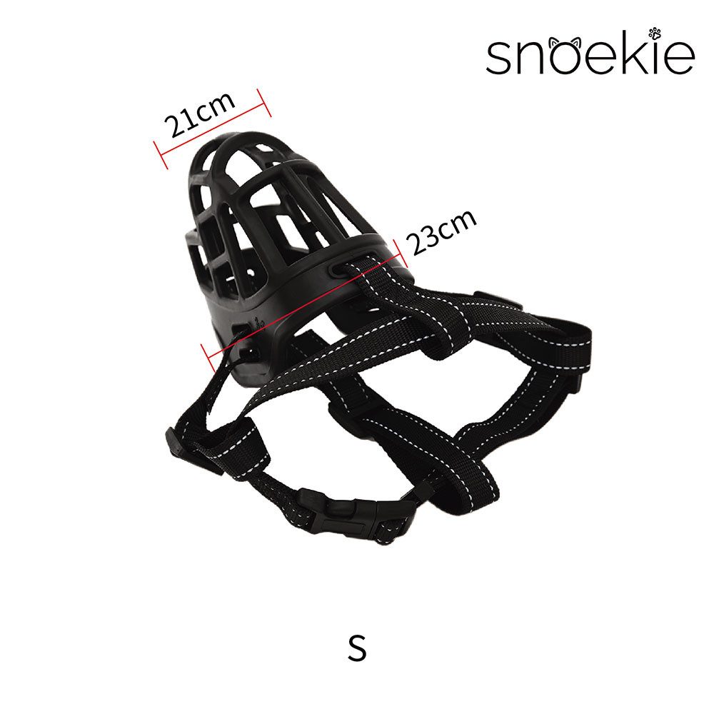 SNOEKIE Maulkorb Snoekie Hundemaulkorb - verstellbar mit reflektierendem Ef günstig online kaufen