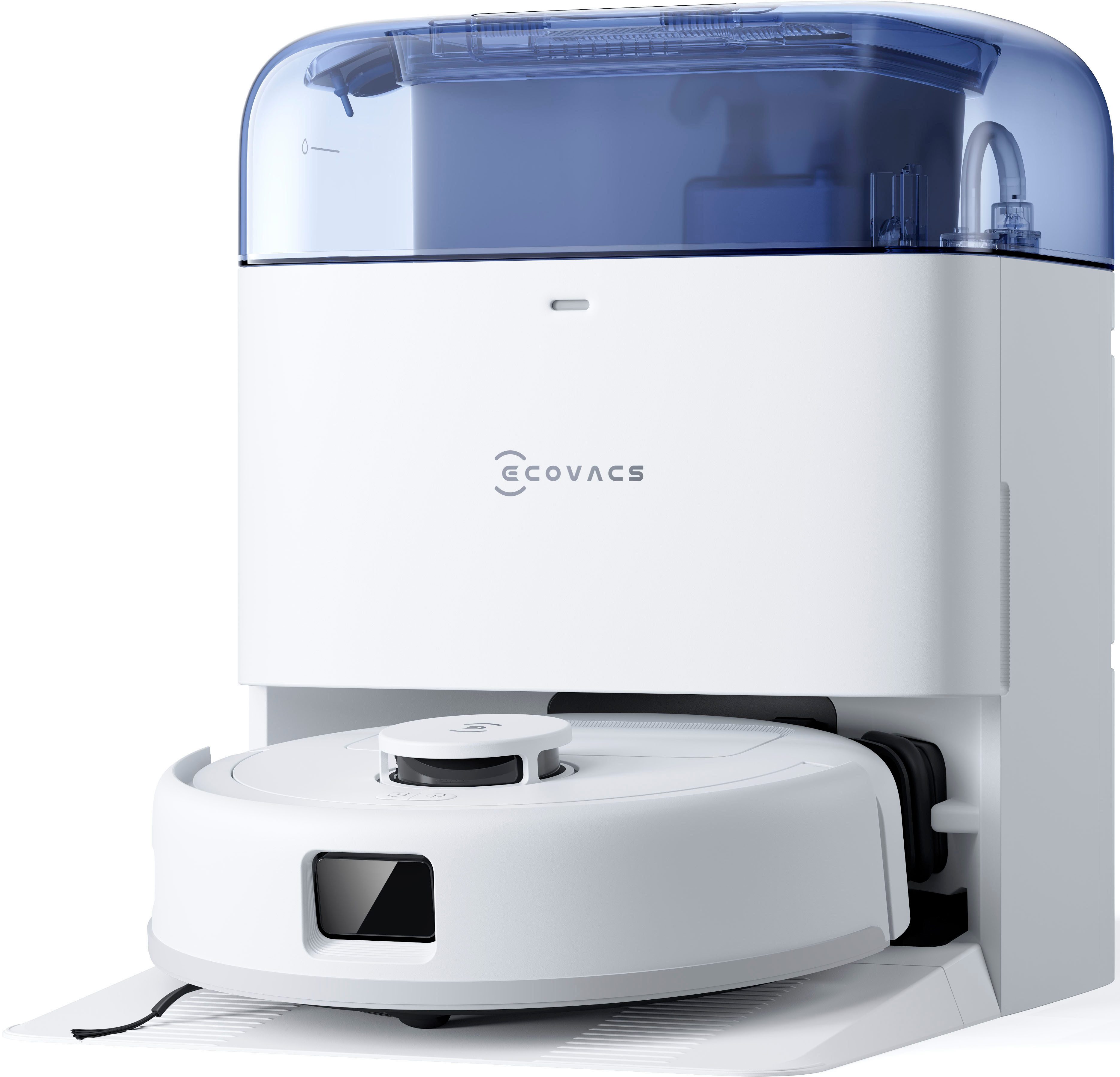 ECOVACS Saugroboter mit Wischfunktion, DEEBOT mini, mit Beutel, mit Heißlufttrocknung, mit automatischer Absaugung