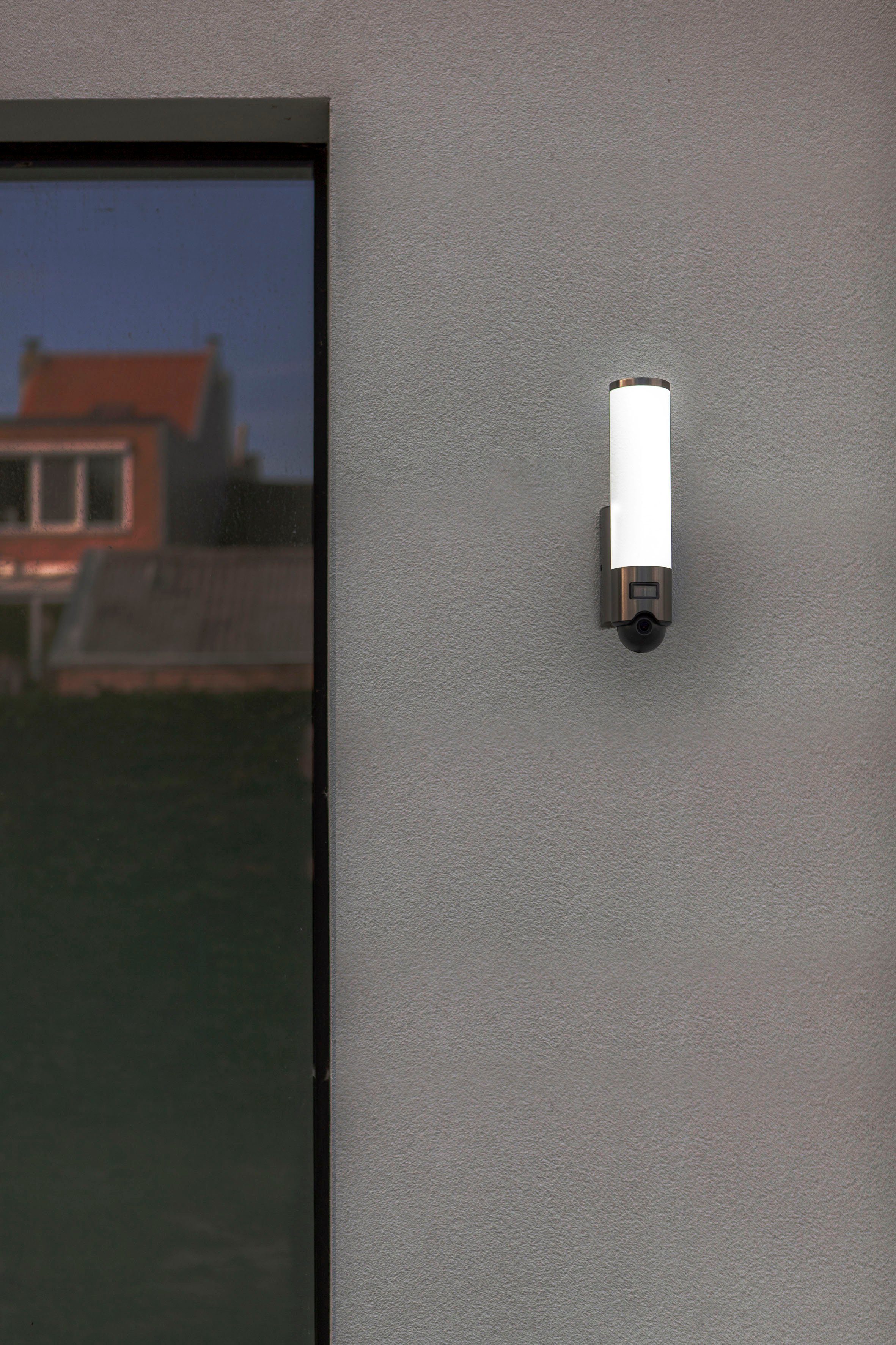 fest integriert, Smarte LED ELARA, LED-Leuchte LUTEC Smart-Home Kameraleuchte