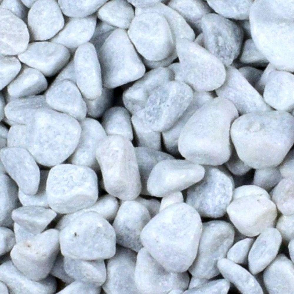 GarPet Kieselsteine Zierkies 25 kg Aquarium Carrara Weiß Garten Kies