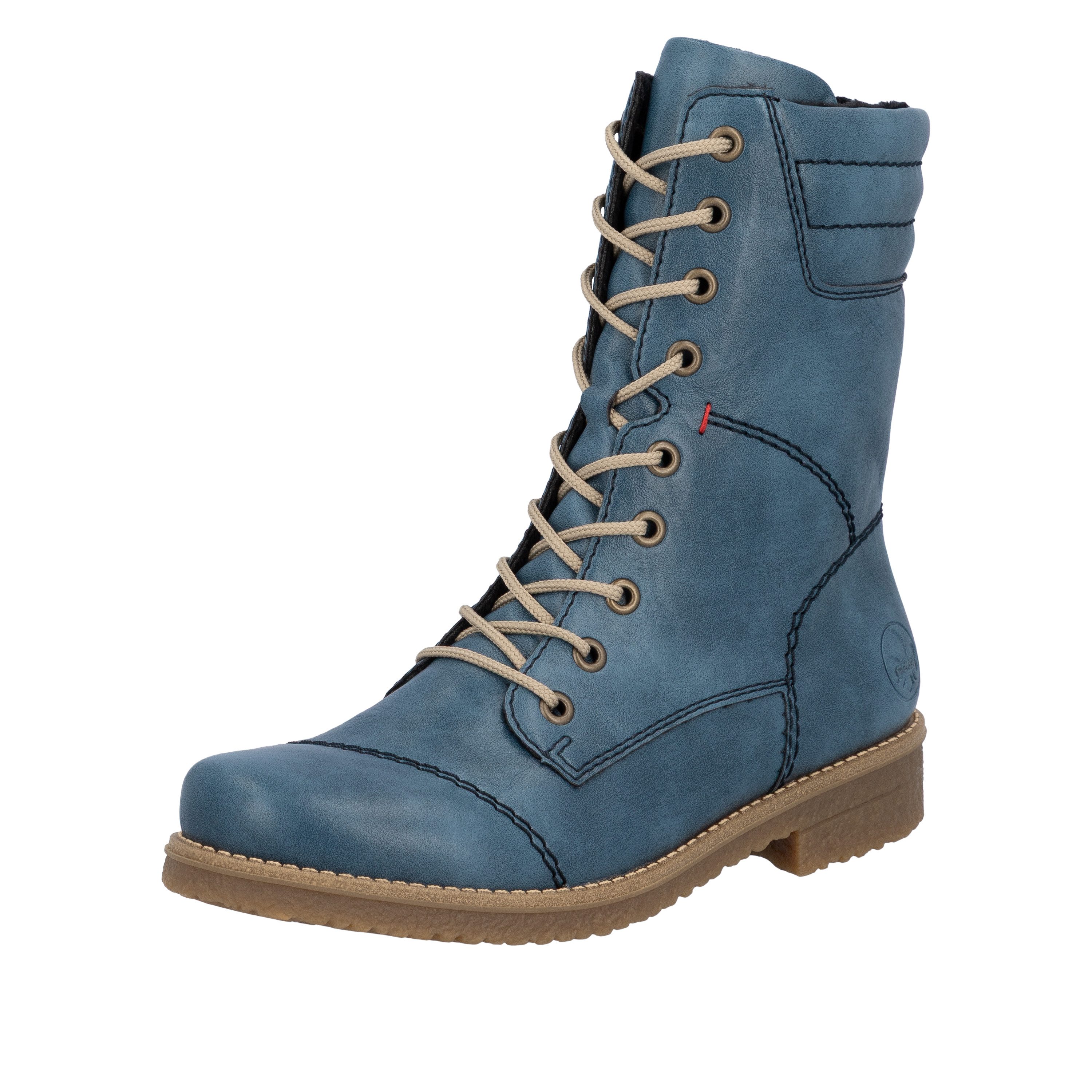 Rieker Schnürstiefelette Schnürboots, Herbstboots mit gepolstertem günstig online kaufen