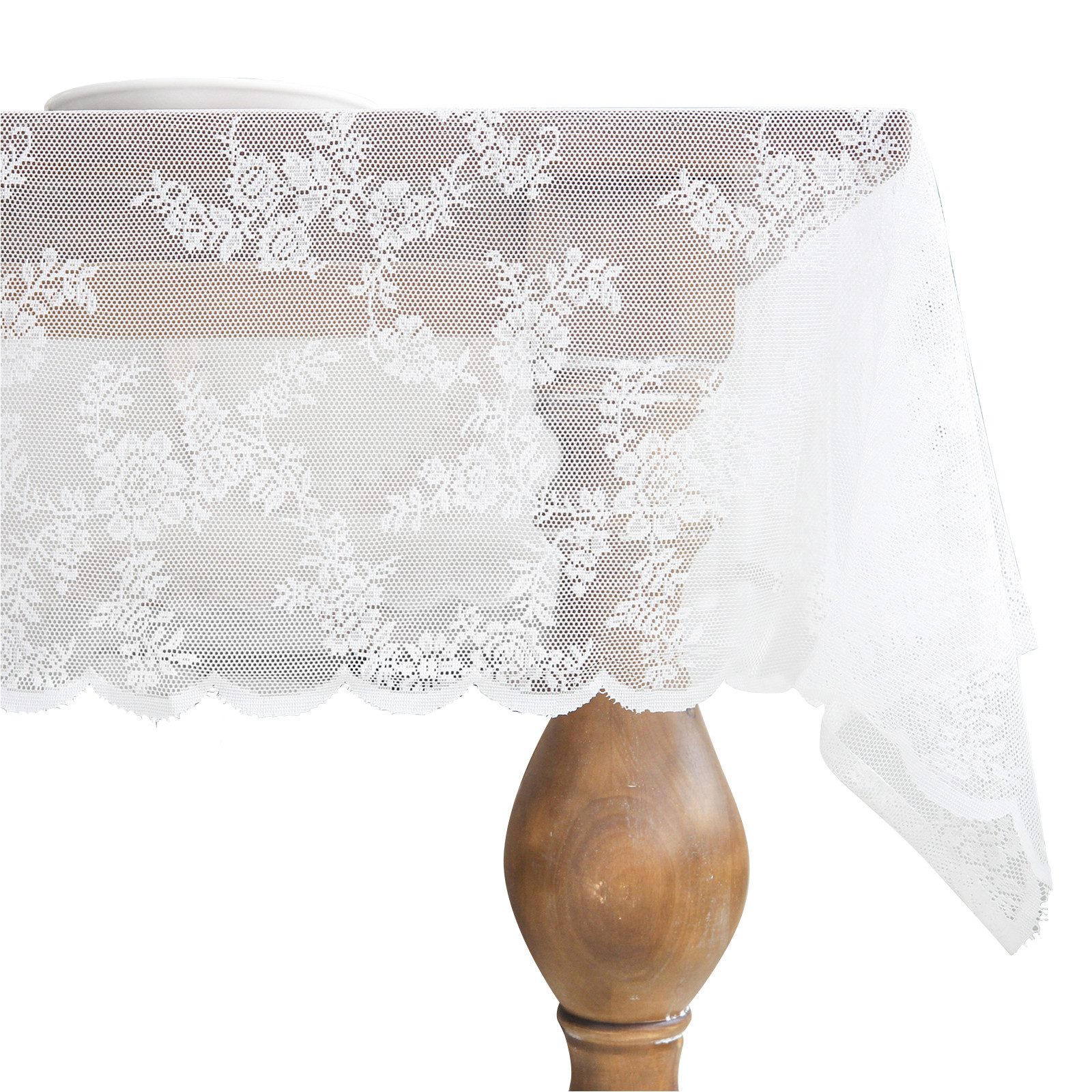Rosnek Tischdecke Spitze, Blumenmuster, für Party günstig online kaufen
