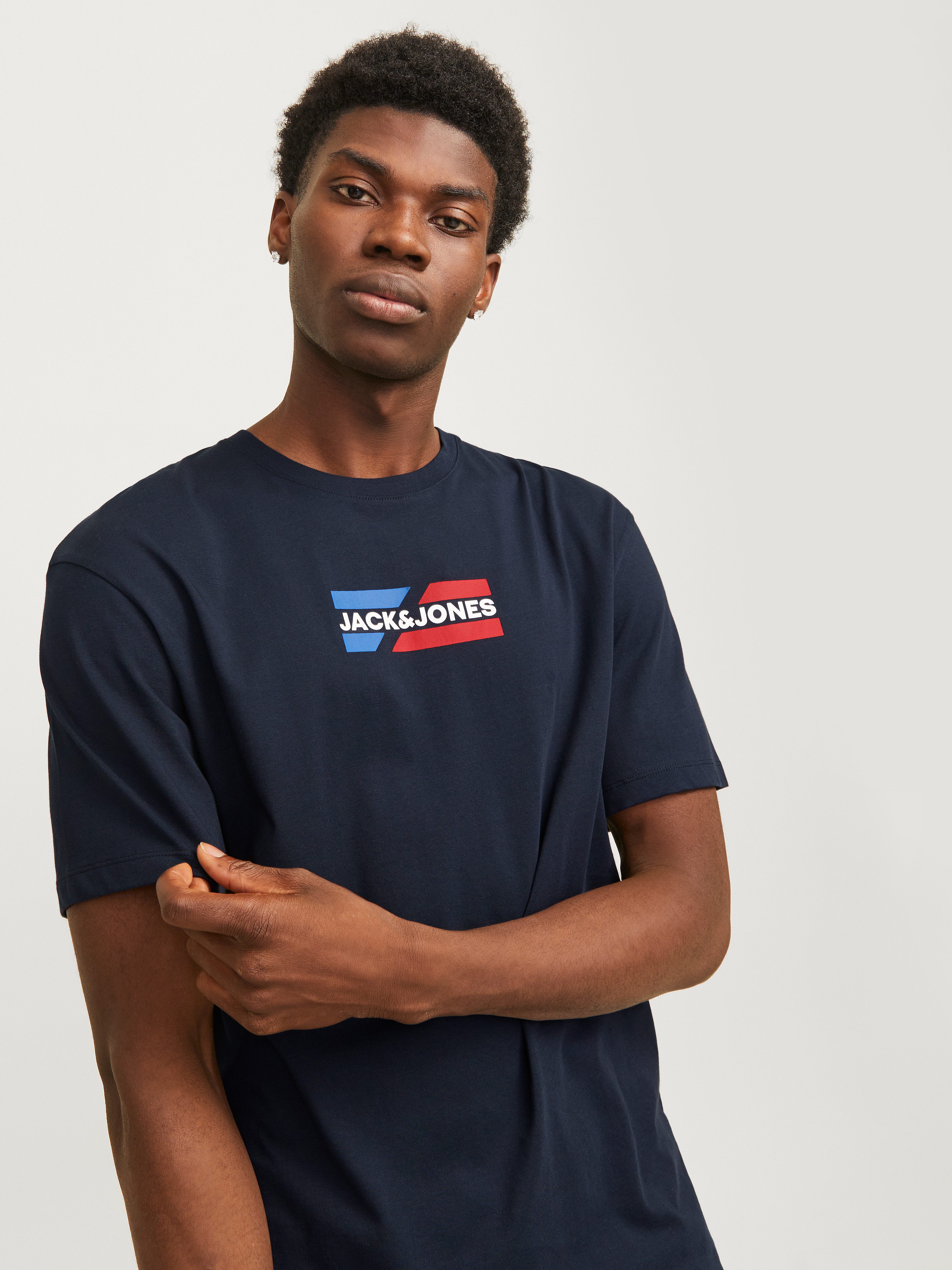 Jack & Jones Herren Rundhals T-Shirt JJCORP GRAPHIC TEE SS O-NECK - Regular günstig online kaufen