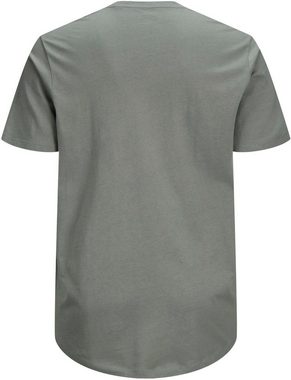 Jack & Jones PlusSize T-Shirt NOA TEE mit abgerundetem Saum, bis Größe 6XL