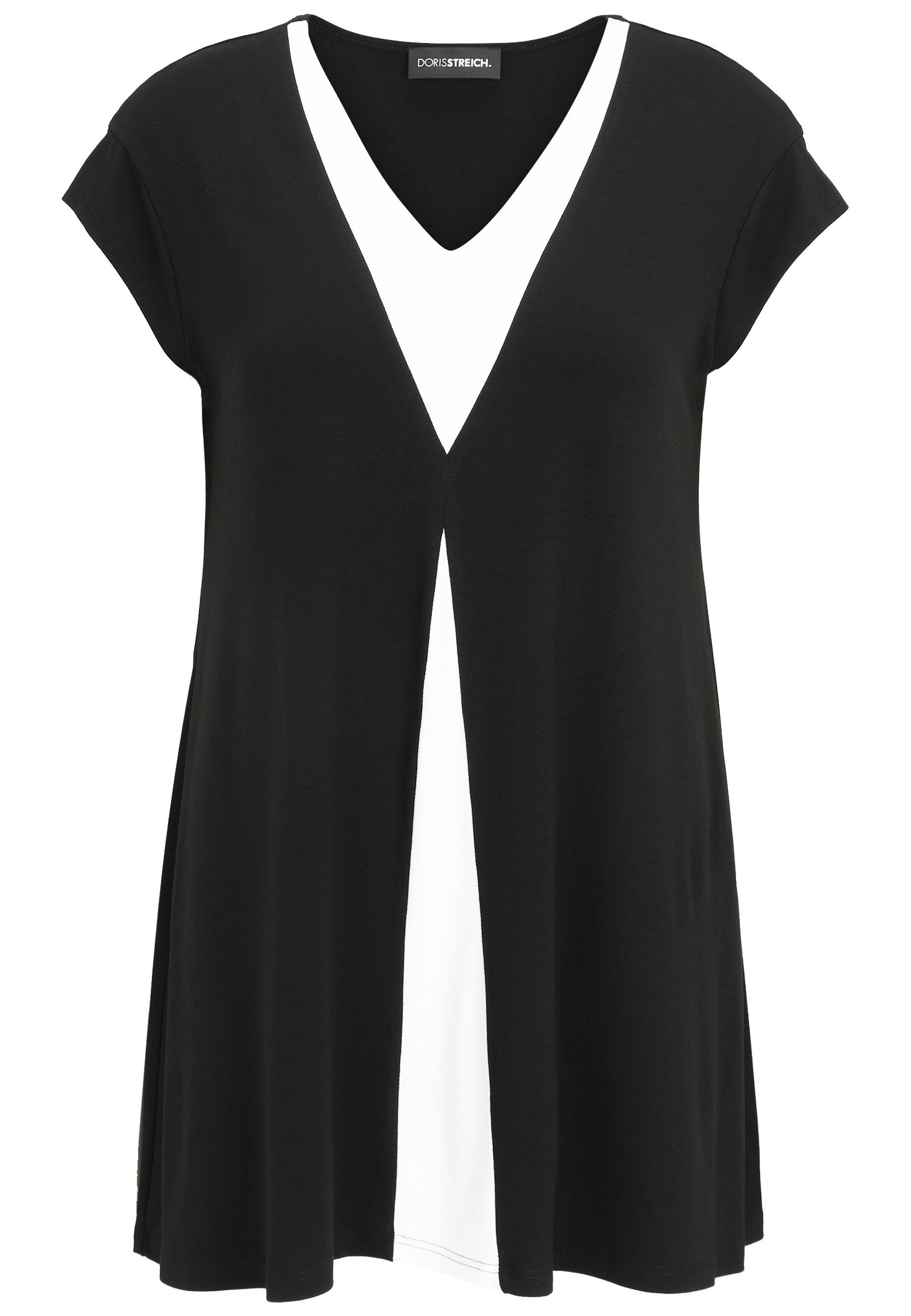 Doris Streich Tunika mit Kontrasteinsatz