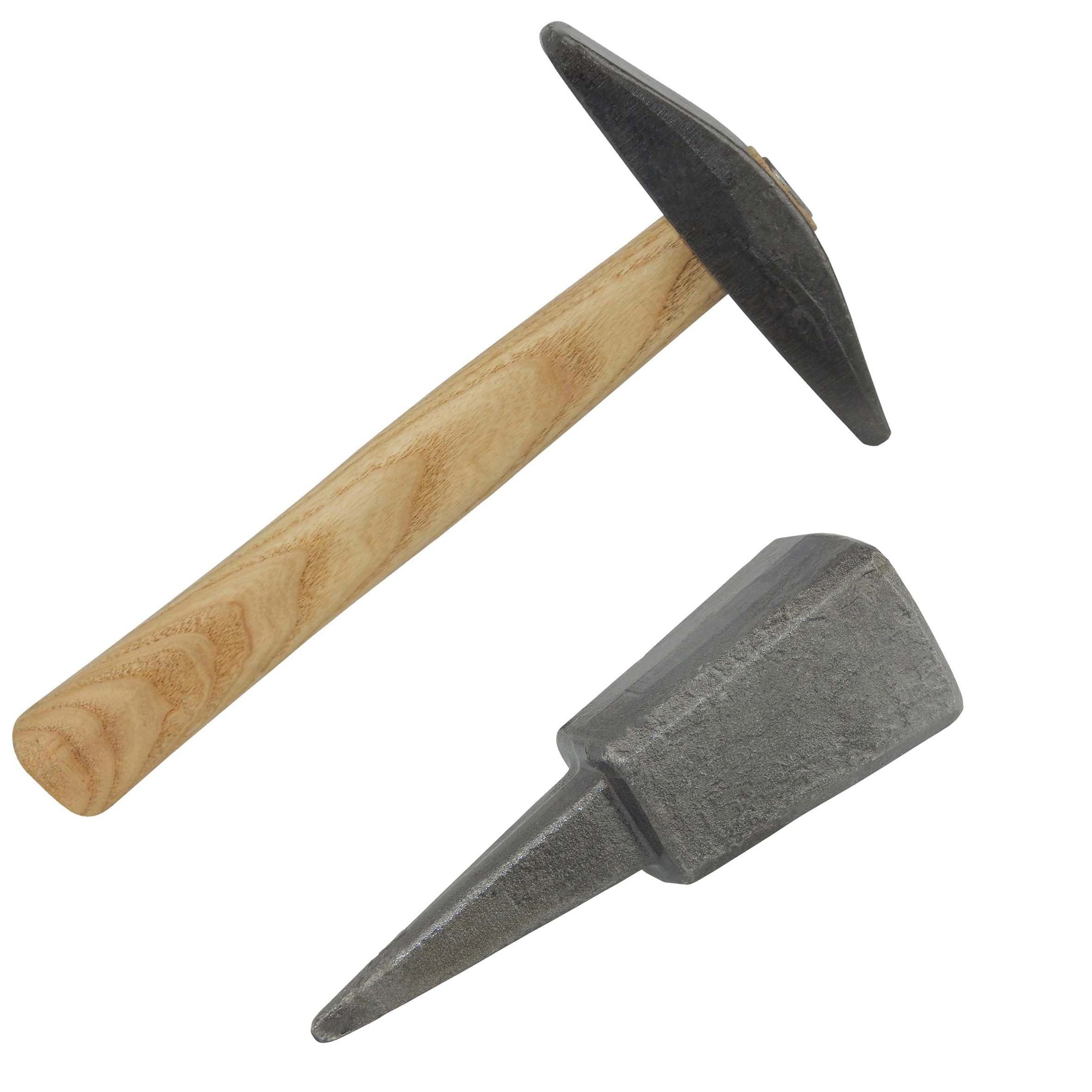 SHW Sense Set Dengelamboss + Dengelhammer, Perfekt für präzises Sensenschär günstig online kaufen