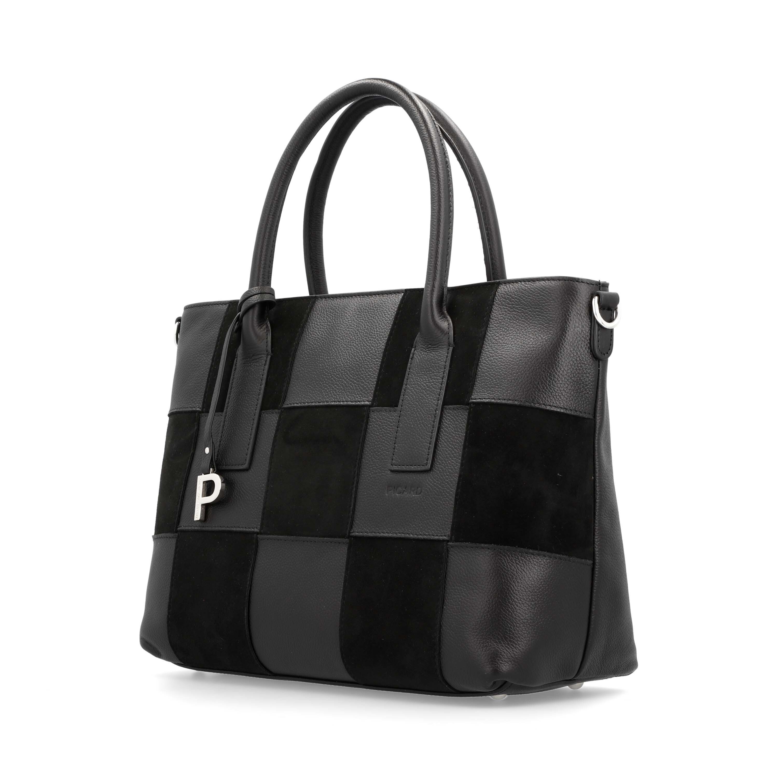 Picard Shopper PICARD Shopper Chess aus Echtleder