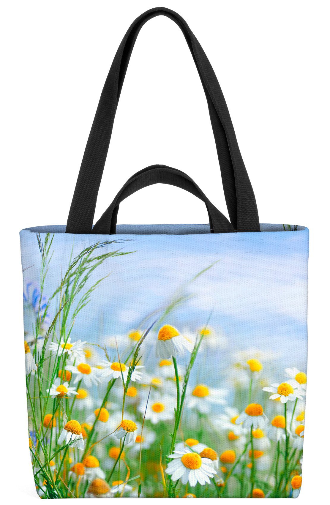 VOID Henkeltasche (1-tlg), Gänseblümchen Wiese Blumen Sommer blume kamille natur wiese feld gras
