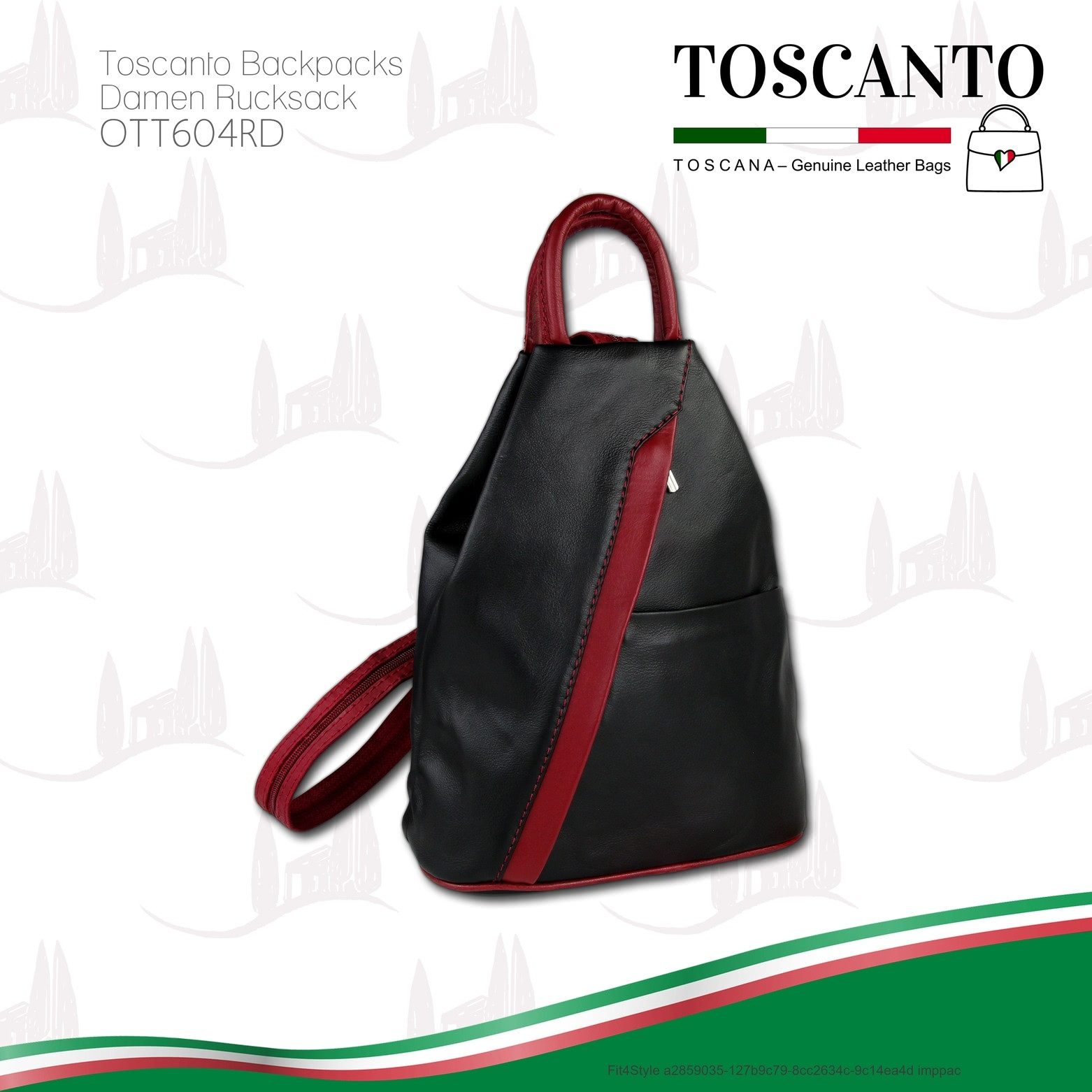 Toscanto Cityrucksack Toscanto Cityrucksack, Schultertasche (Schultertasche günstig online kaufen