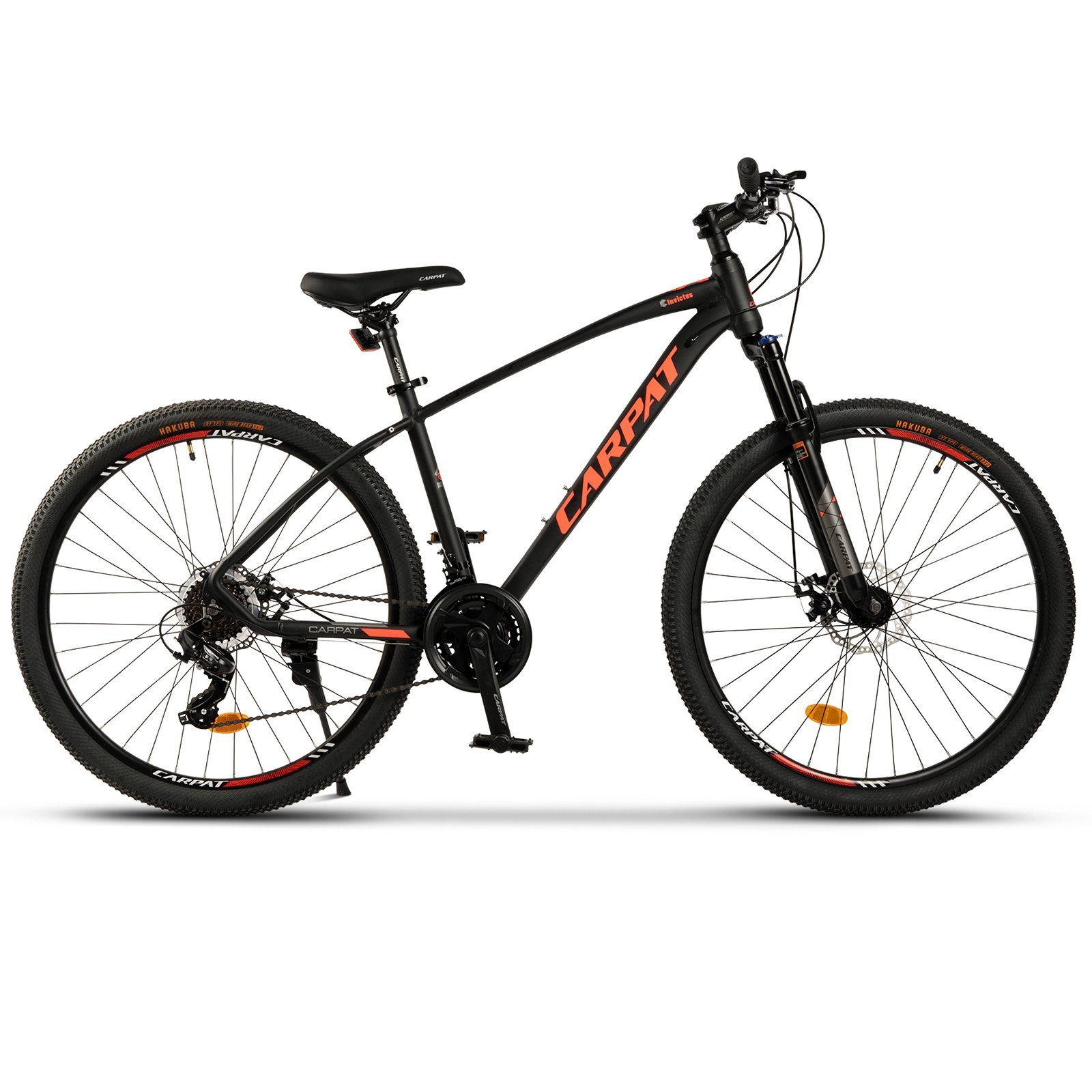 CARPAT SPORT Mountainbike 27,5 29 Zoll MTB Fahrrad für Herren Damen, 21 Gang Shimano TZ Tourney Schaltwerk, Kettenschaltung, (Aluminium Rahmen, Mechanische Scheibenbremse), Hardtail Fahrrad