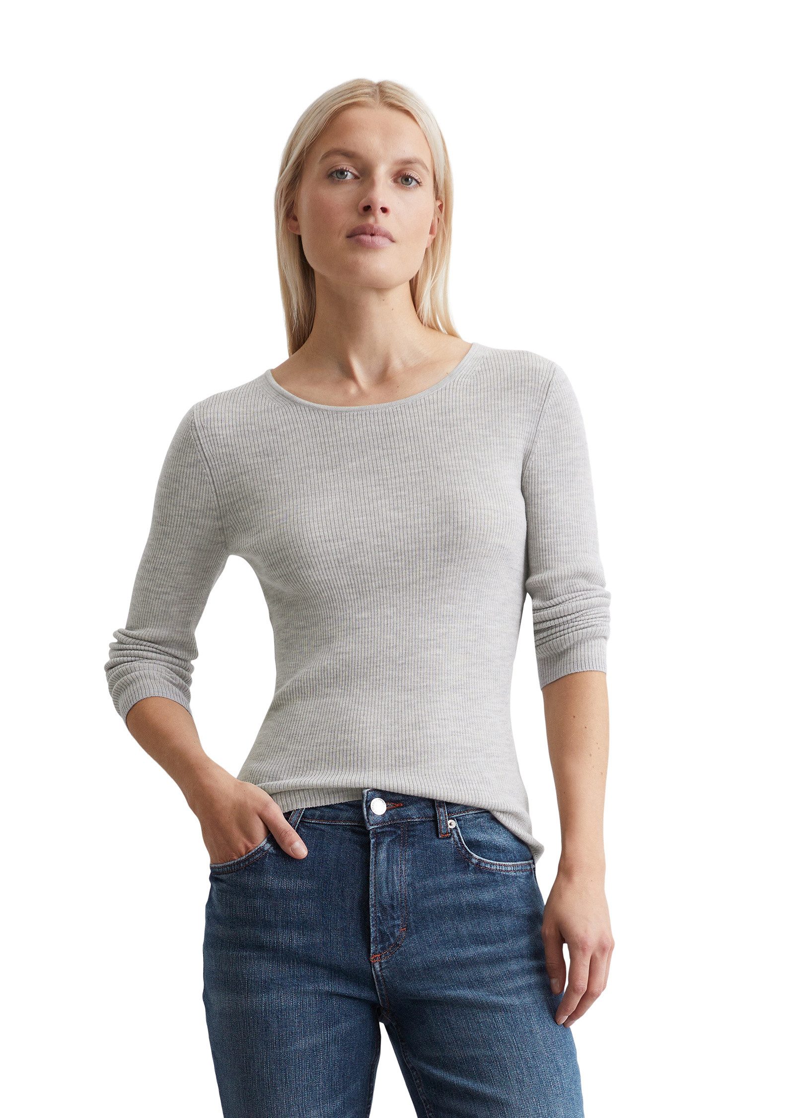 Strickpullover aus feiner Merinowolle