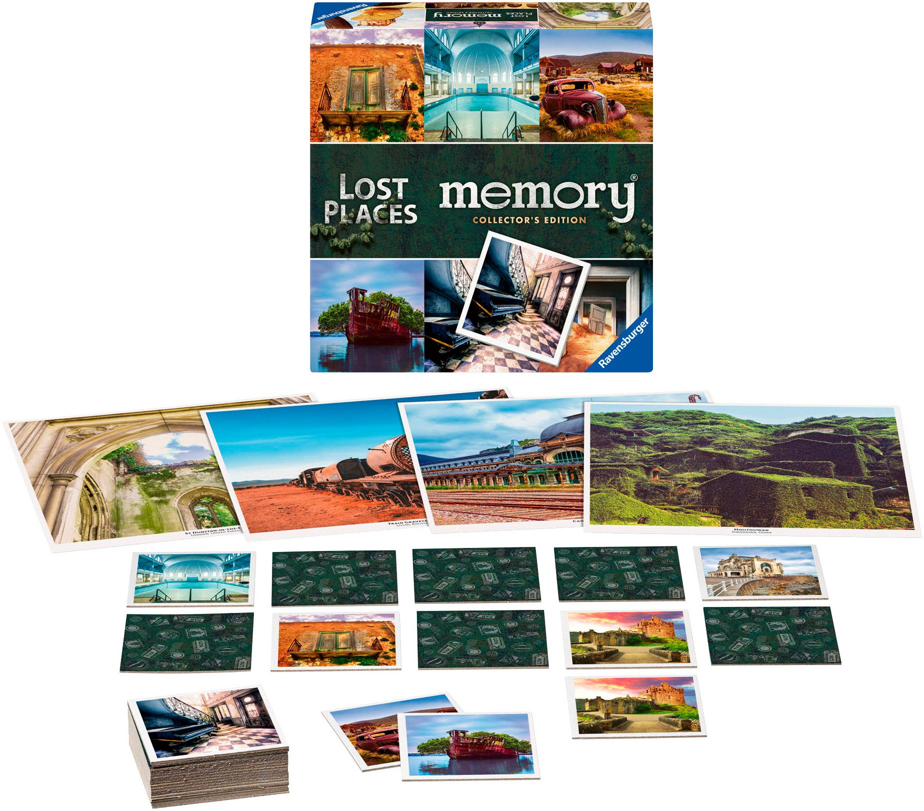 Ravensburger Spiel Collector's memory® Lost Places, Gesellschaftsspiel, Made in Europe