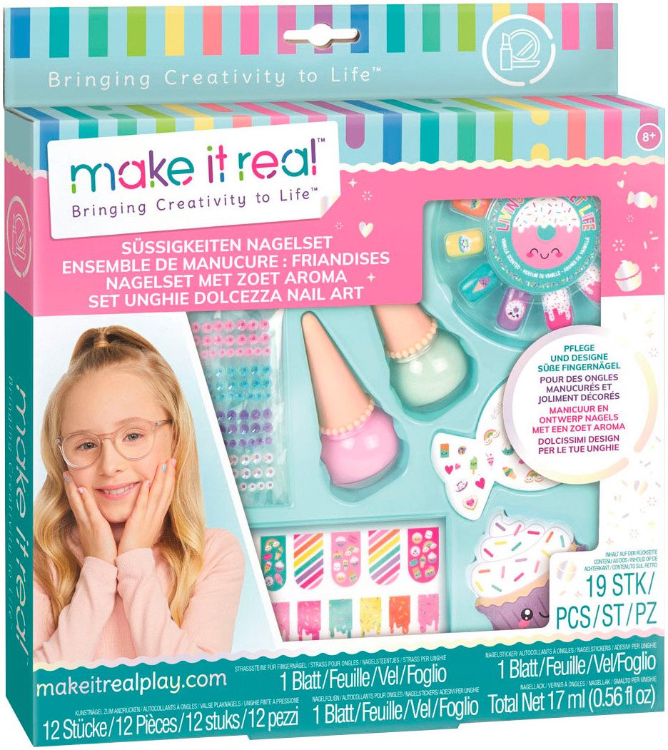 Kreativset Süßigkeiten Nagelset mit Vanilleduft