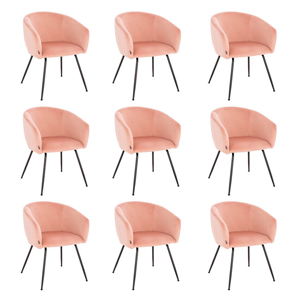 HOME DELUXE Polsterstuhl Esszimmerstuhl ARIA Samt günstig online kaufen
