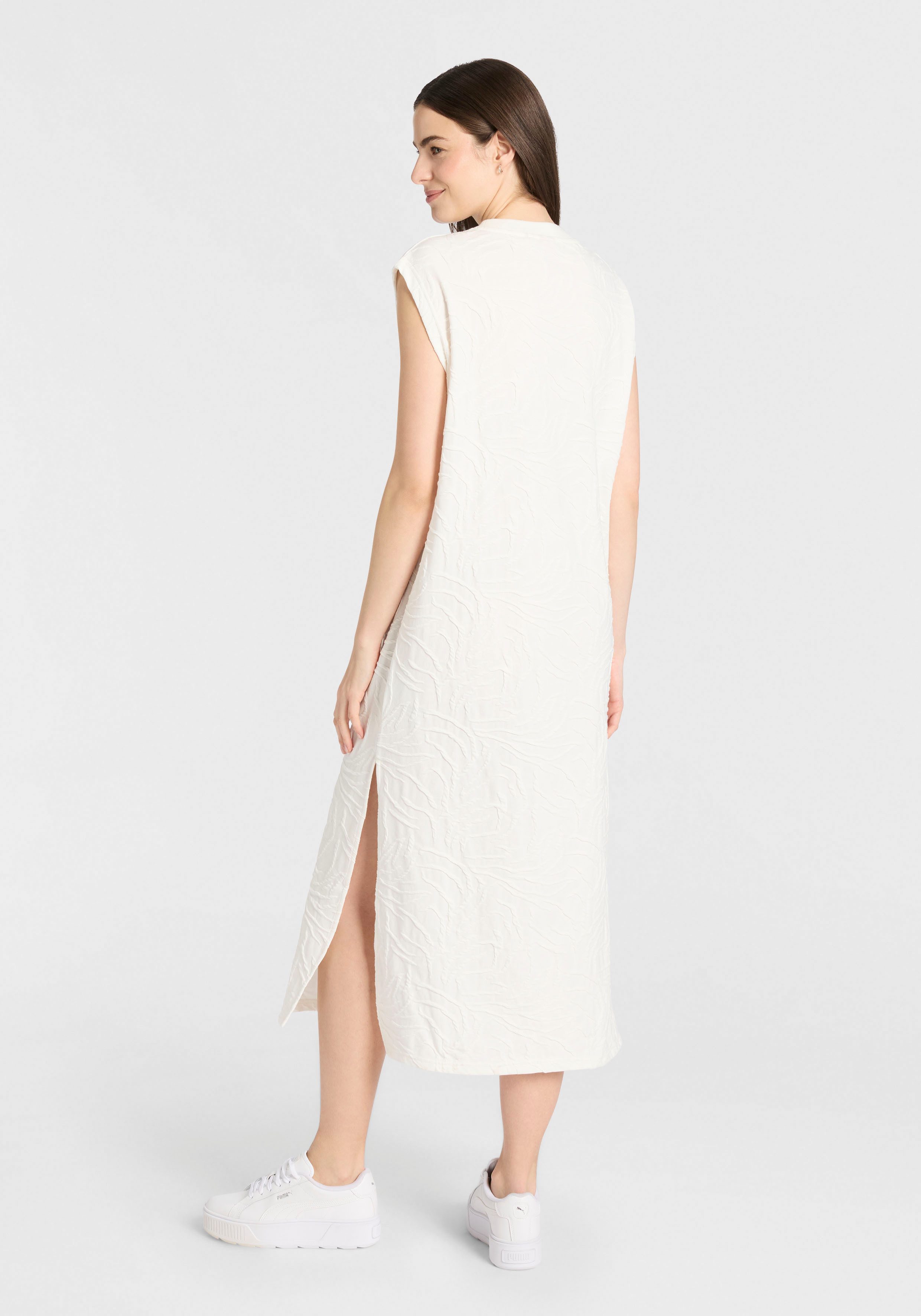 HUGO Strandkleid ZEB Strand Cover Up, Rundhals